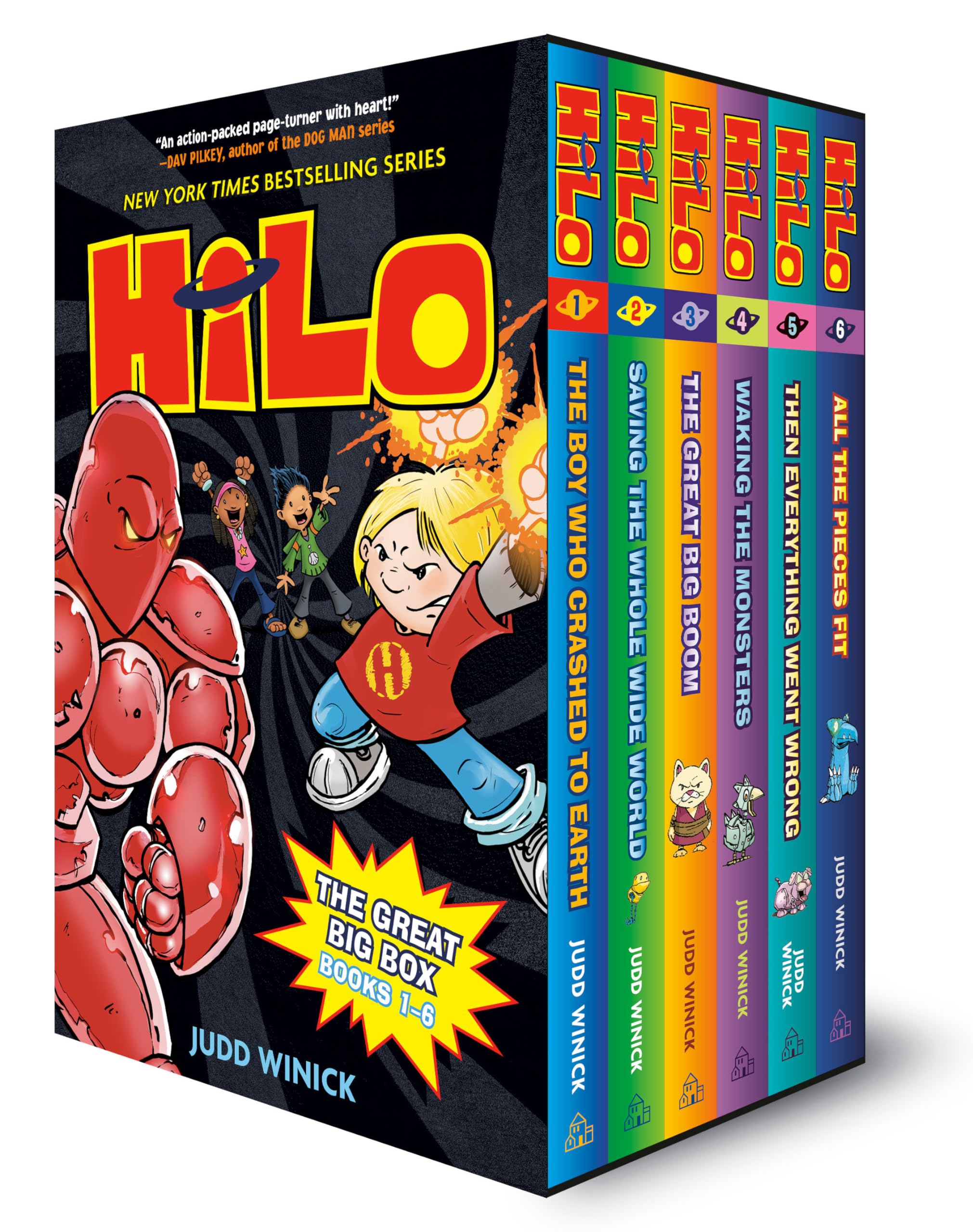 Hilo: The Great Big Box (Books 1-6): (A Graphic Novel Boxed Set) Manga