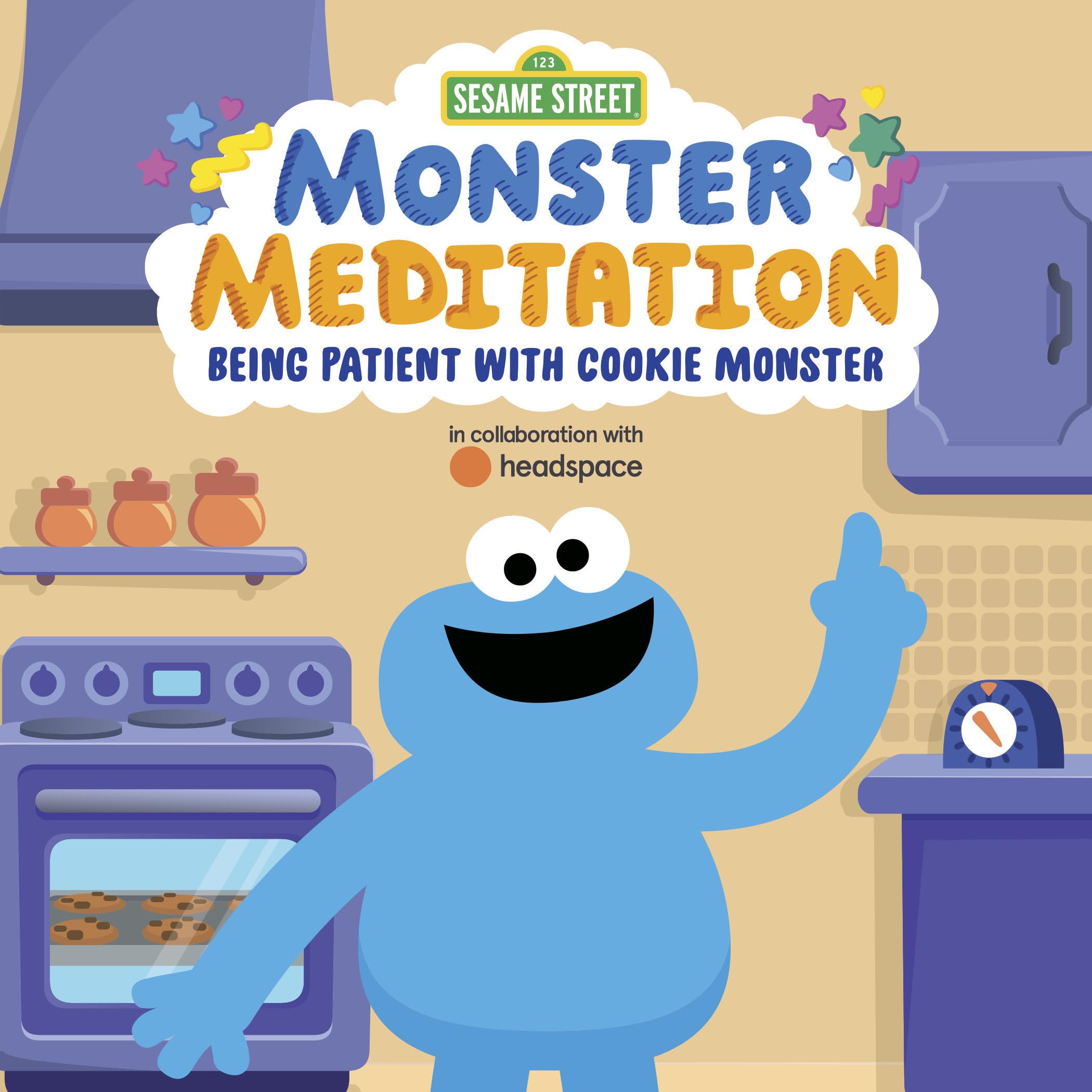 Sesame Street: Monster Meditation: Being Patient with Cookie Monster book
