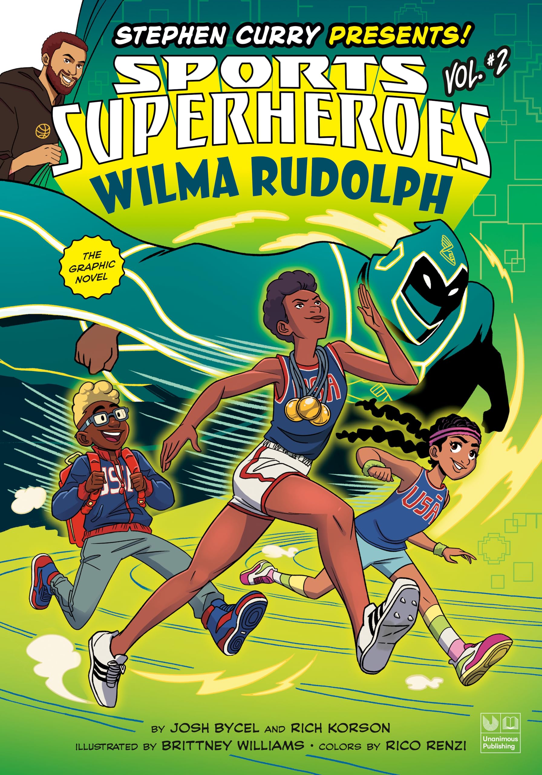 Stephen Curry Sports Superheroes 2: Wilma Rudolph Manga