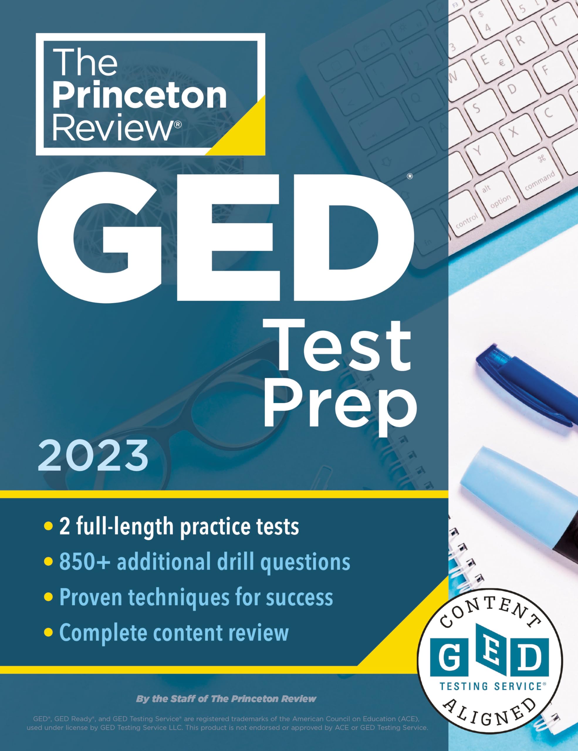 Princeton Review GED Test Prep, 2023: 2 Practice Tests + Review & Techniques + Online Features (College Test Preparation) Learning & Reference