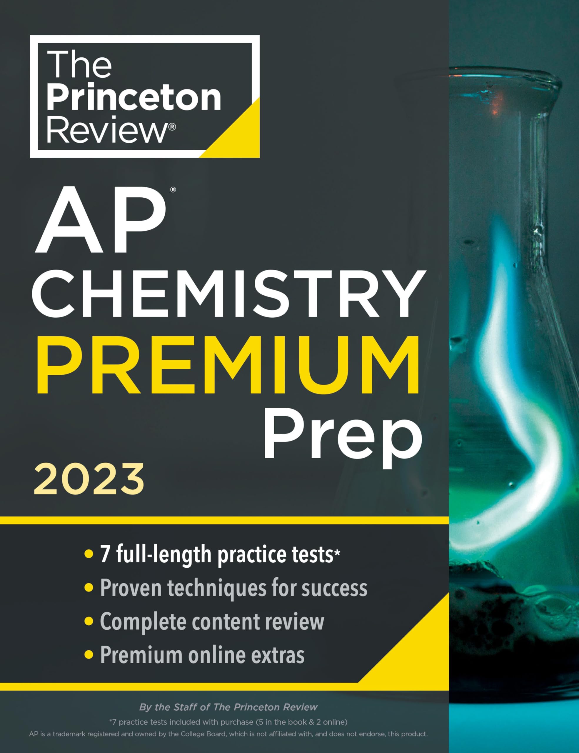 Princeton Review AP Chemistry Premium Prep, 2023: 7 Practice Tests + Complete Content Review + Strategies & Techniques Learning & Reference