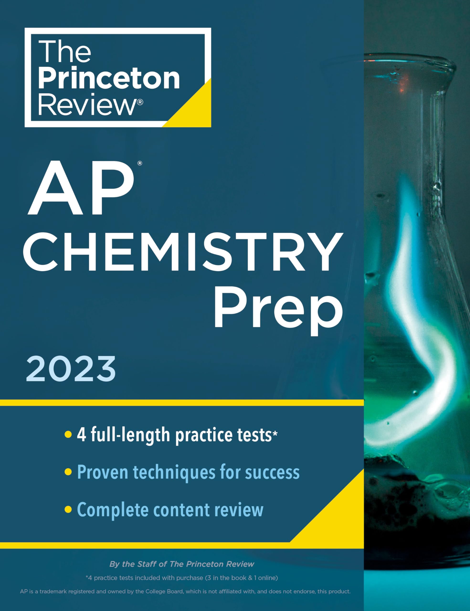 Princeton Review AP Chemistry Prep, 2023: 4 Practice Tests + Complete Content Review + Strategies & Techniques (College Test Preparation) Learning & Reference