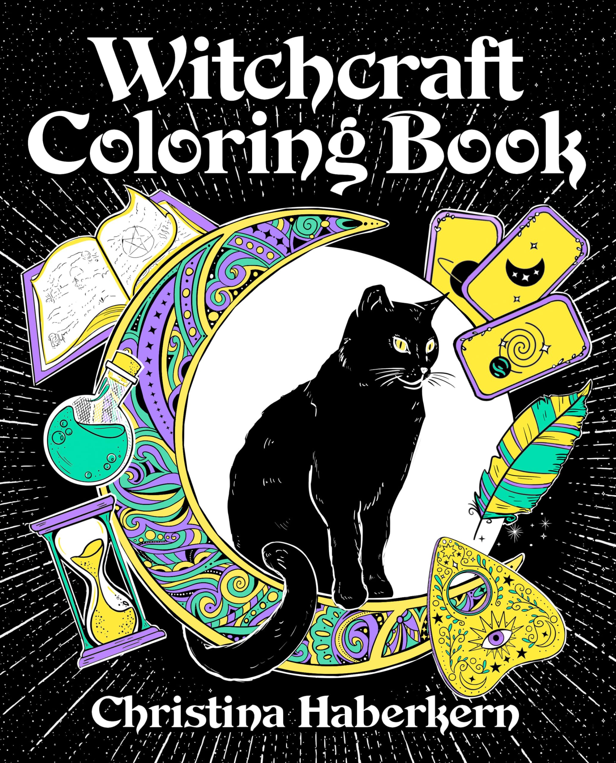Witchcraft Coloring Book Books