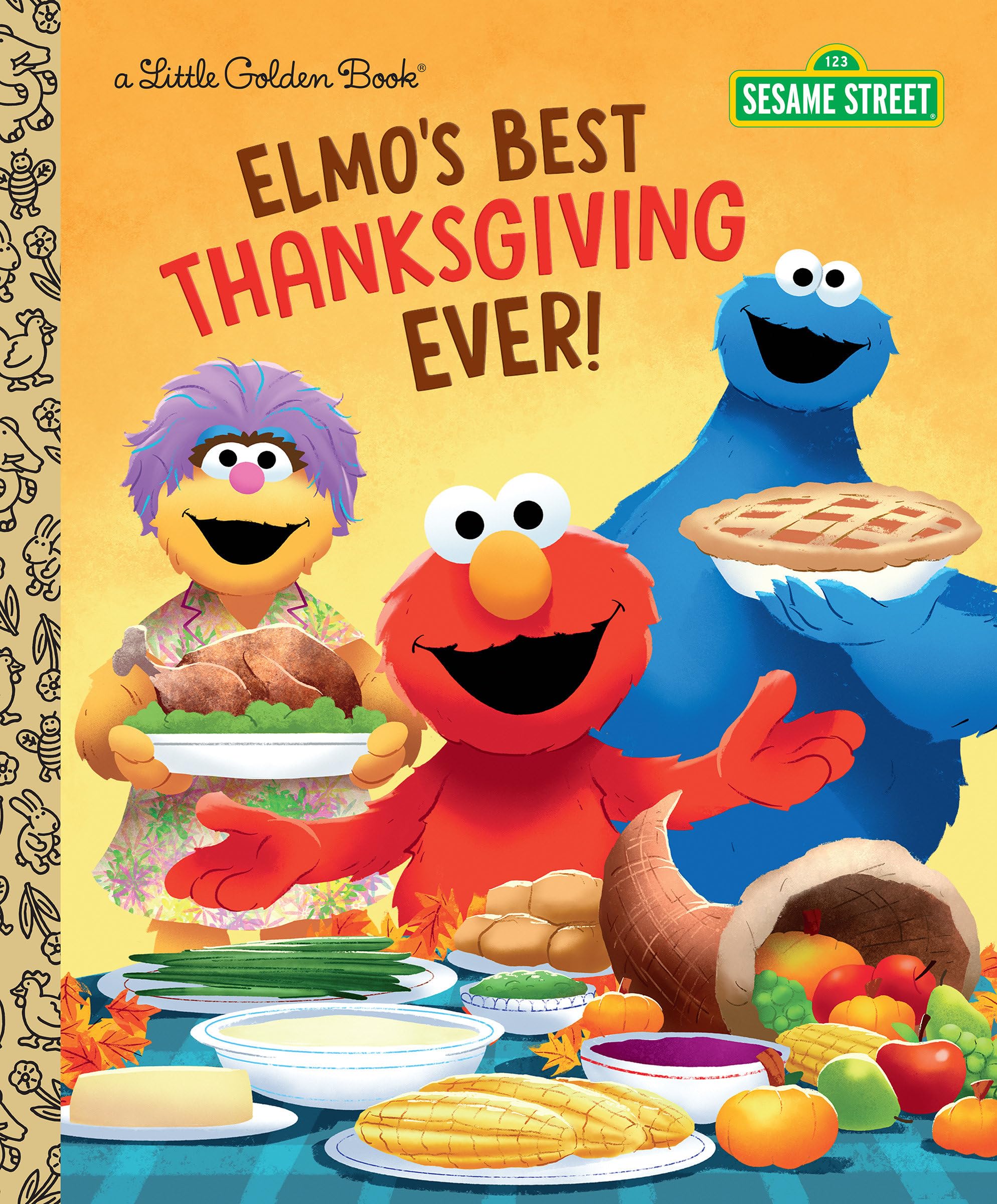Elmo's Best Thanksgiving Ever! (Sesame Street) (Little Golden Book) Parents & Children