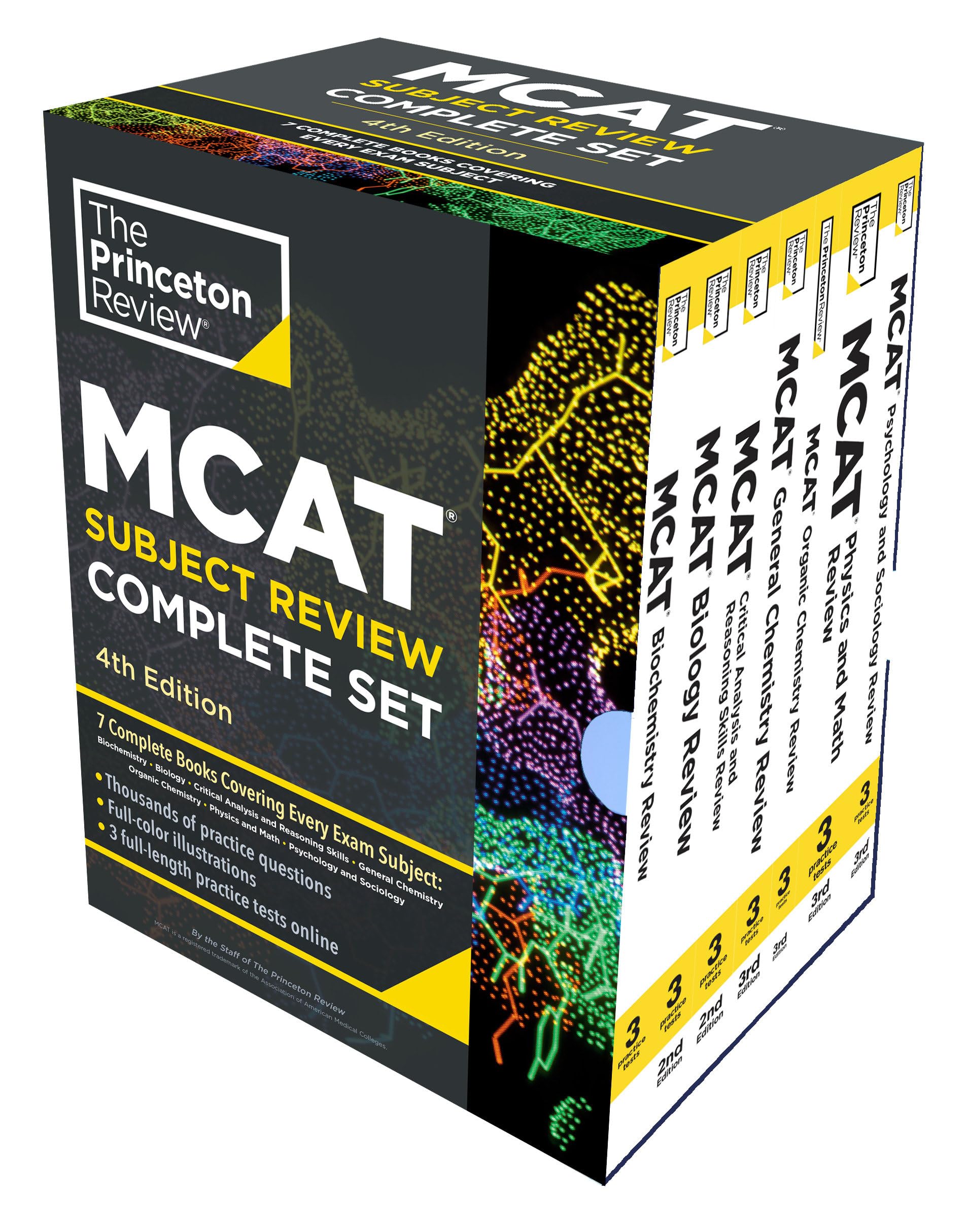 Princeton Review MCAT Subject Review Complete Box Set, 4th Edition: 7 Complete Books + 3 Online Practice Tests (Graduate School Test Preparation) Medicine