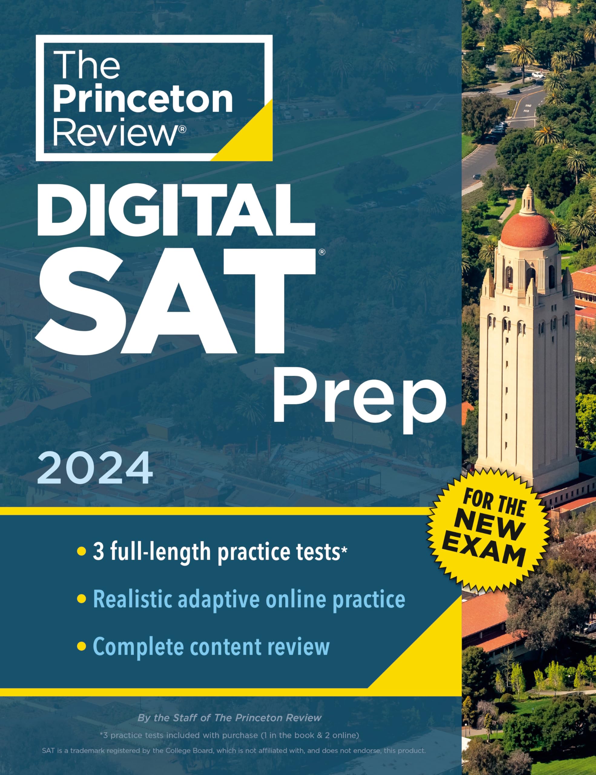 Princeton Review Digital SAT Prep, 2024: 3 Practice Tests + Review + Online Tools (2024) book
