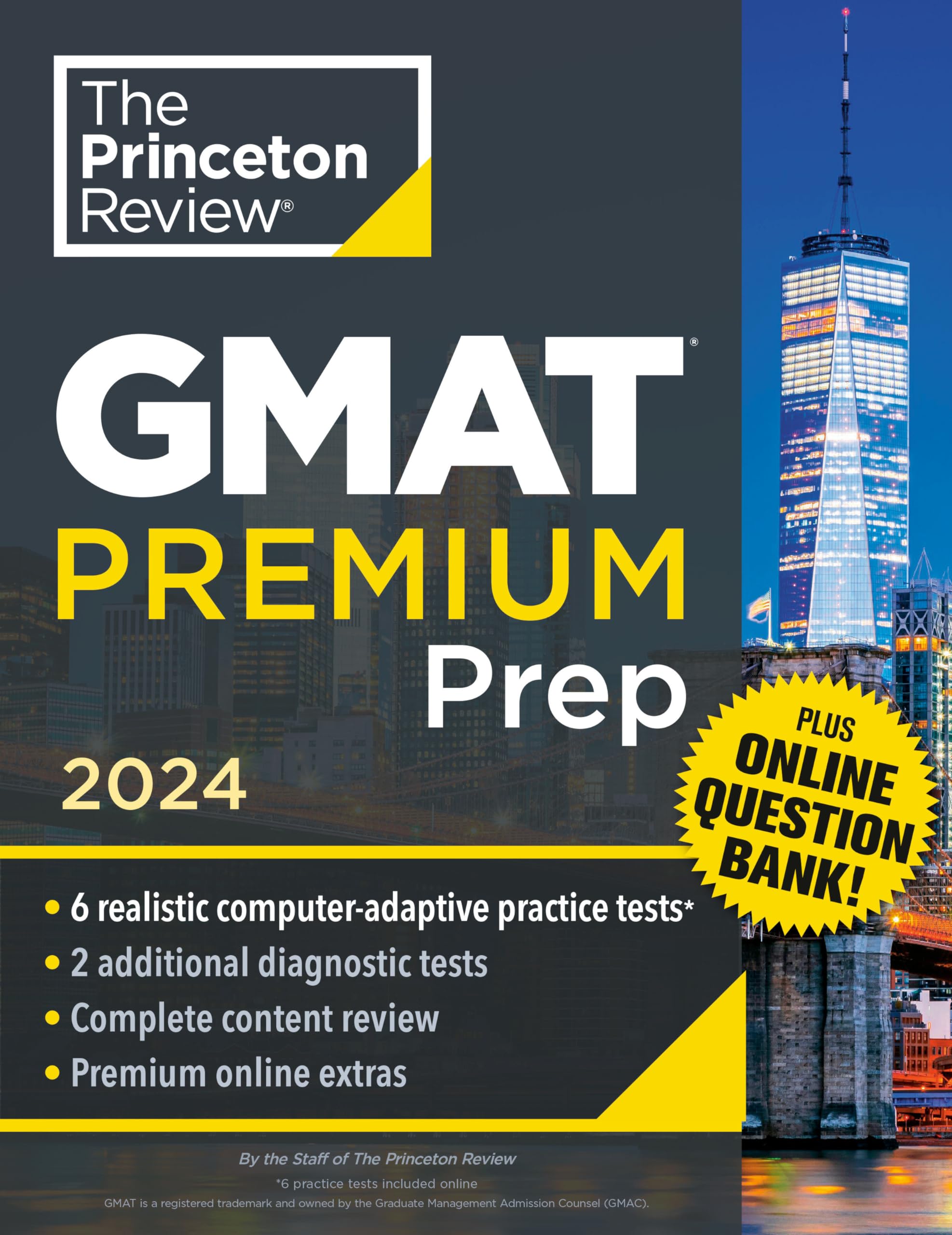 Princeton Review GMAT Premium Prep, 2024 Business, Finance & Career