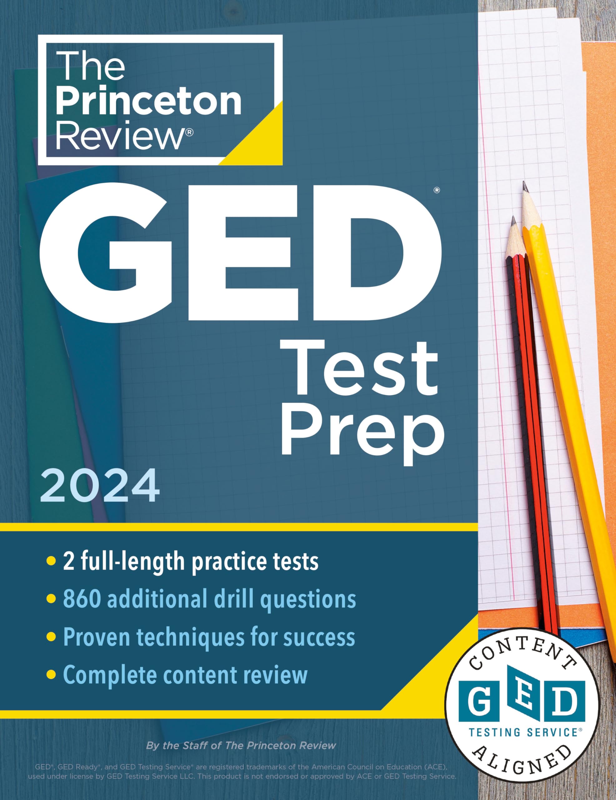 Princeton Review GED Test Prep, 2024: 2 Practice Tests + Review & Techniques + Online Features (2024) (College Test Preparation) Study Guides