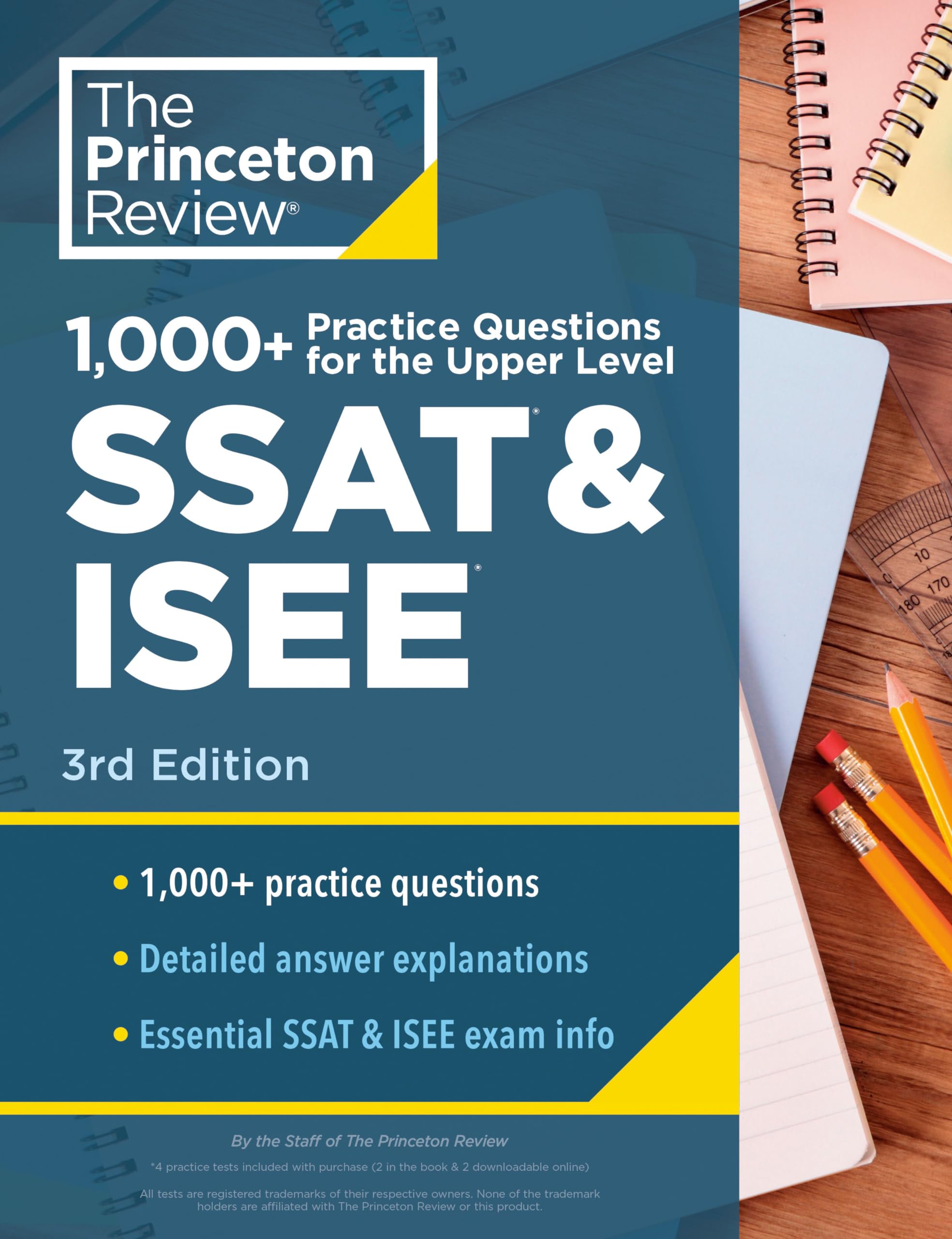 1000+ Practice Questions for the Upper Level SSAT & ISEE, 3rd Edition: Extra Preparation for an Excellent Score (Private Test Preparation) Education & Training