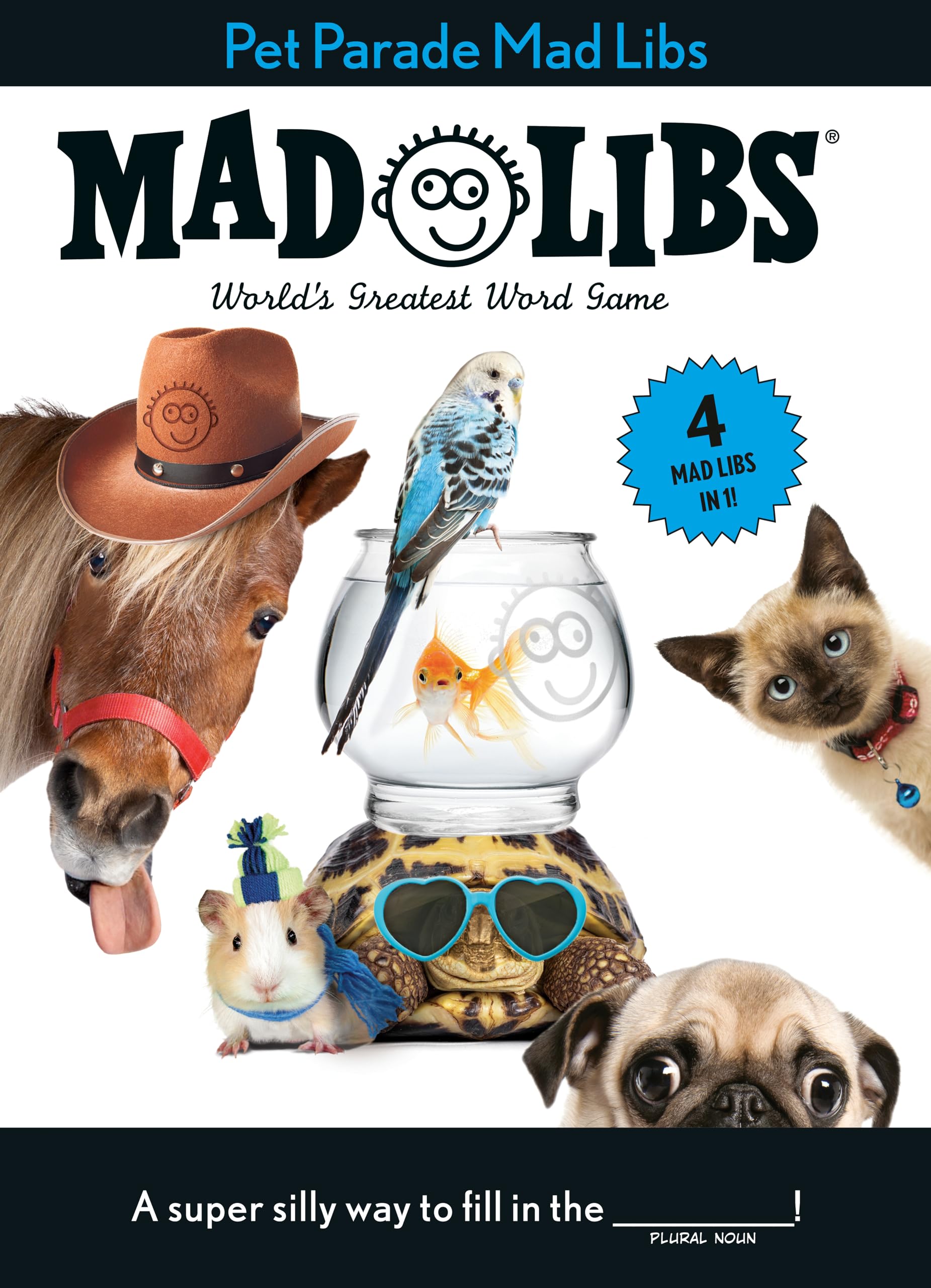 Pet Parade Mad Libs: 4 Mad Libs in 1!: World's Greatest Word Game Tiptoi & Games
