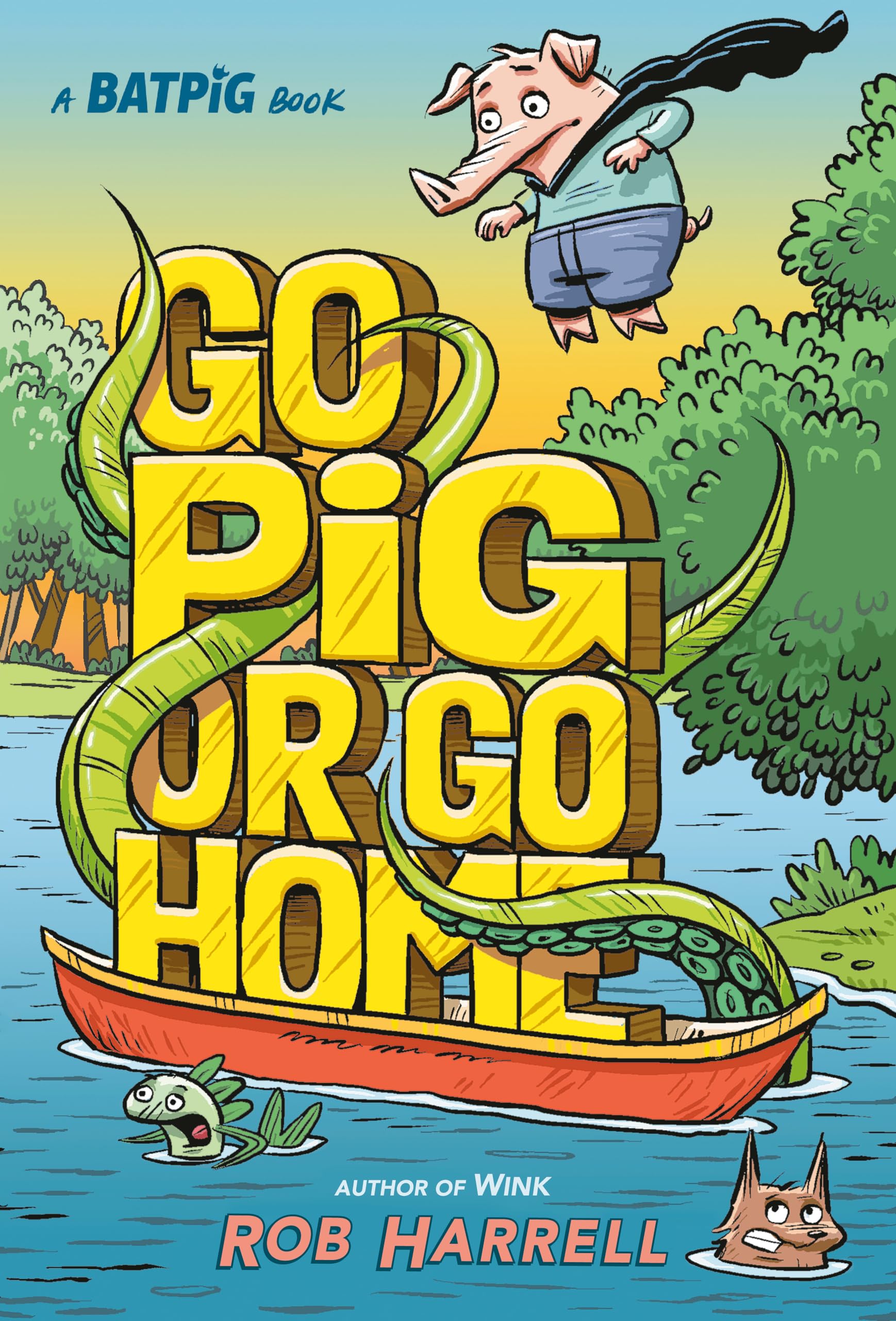 Batpig: Go Pig or Go Home (A Batpig Book, Band 3) Manga