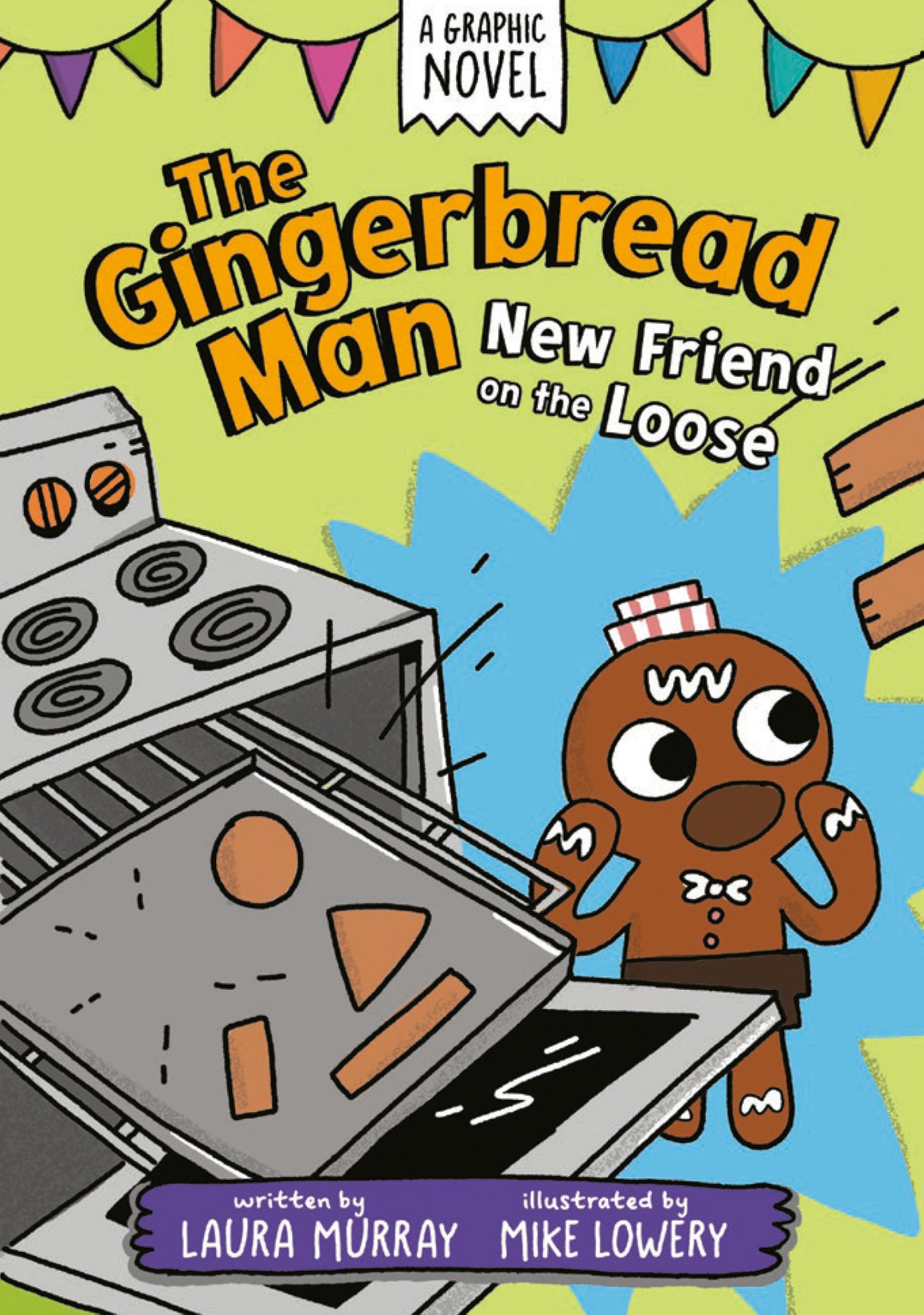 The Gingerbread Man 4: New Friend on the Loose (Gingerbread Man Is Loose Graphic Novel, 4, Band 4) Manga