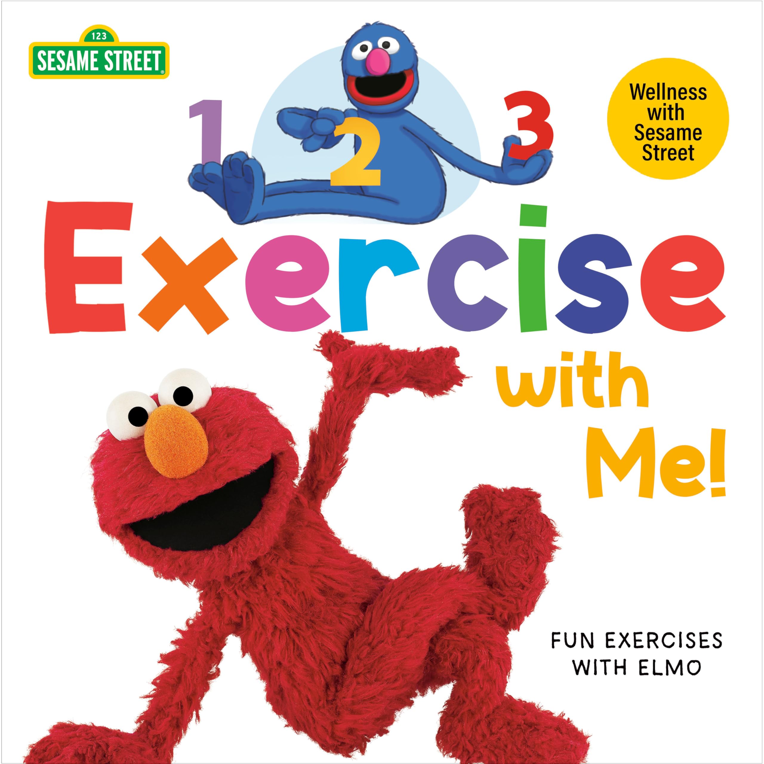 1 2 3 Exercise With Me!: Fun Exercises With Elmo (Sesame Street Board Books) Parents & Children