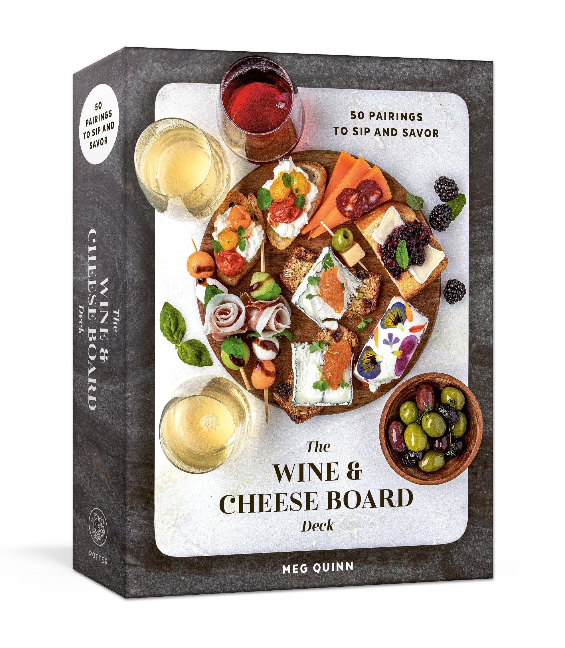 The Wine and Cheese Board Deck: 50 Pairings to Sip and Savor: Cards Leisure, Home & Garden