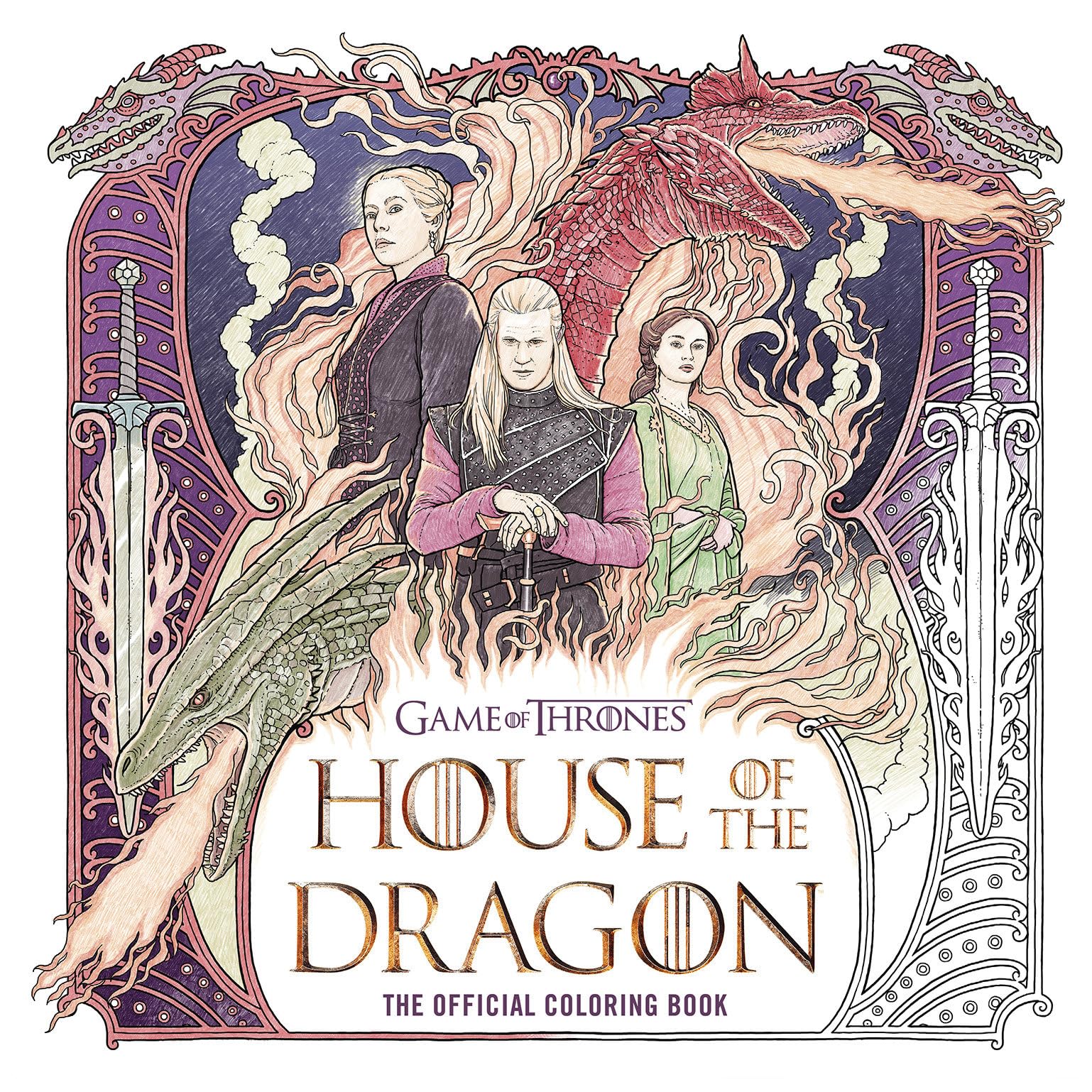 House of the Dragon: The Official Coloring Book Film, Art & Culture