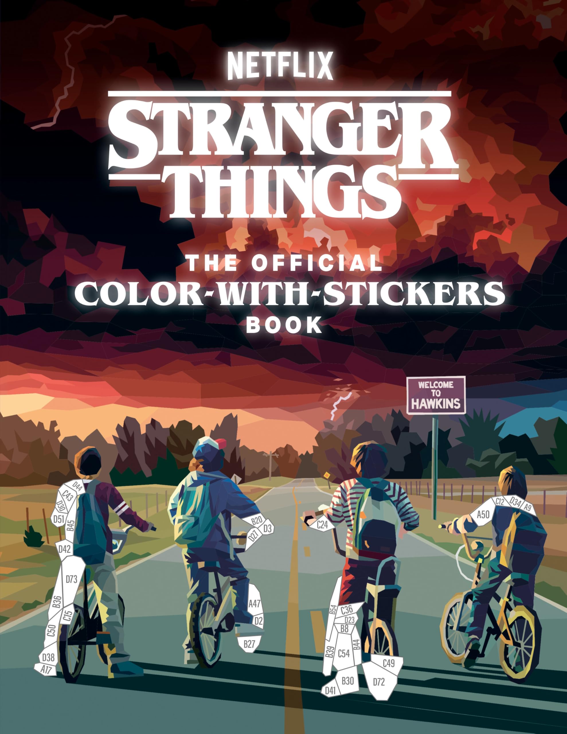Stranger Things: The Official Color-With-Stickers Book Film, Art & Culture