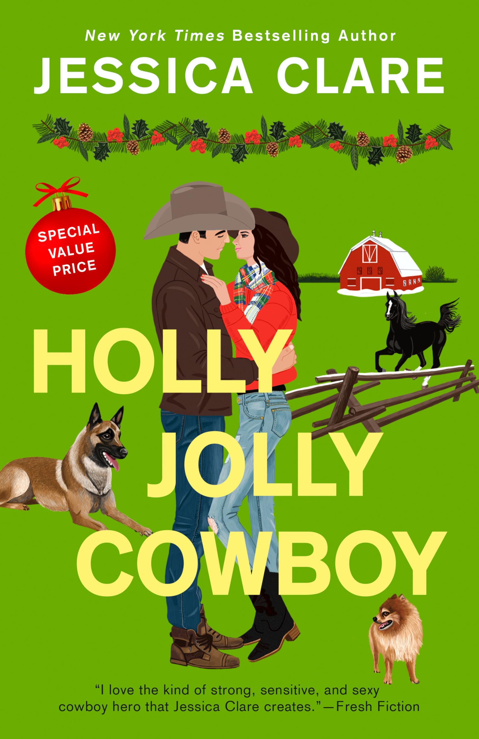 Holly Jolly Cowboy (The Wyoming Cowboys Series, Band 7) Contemporary literature