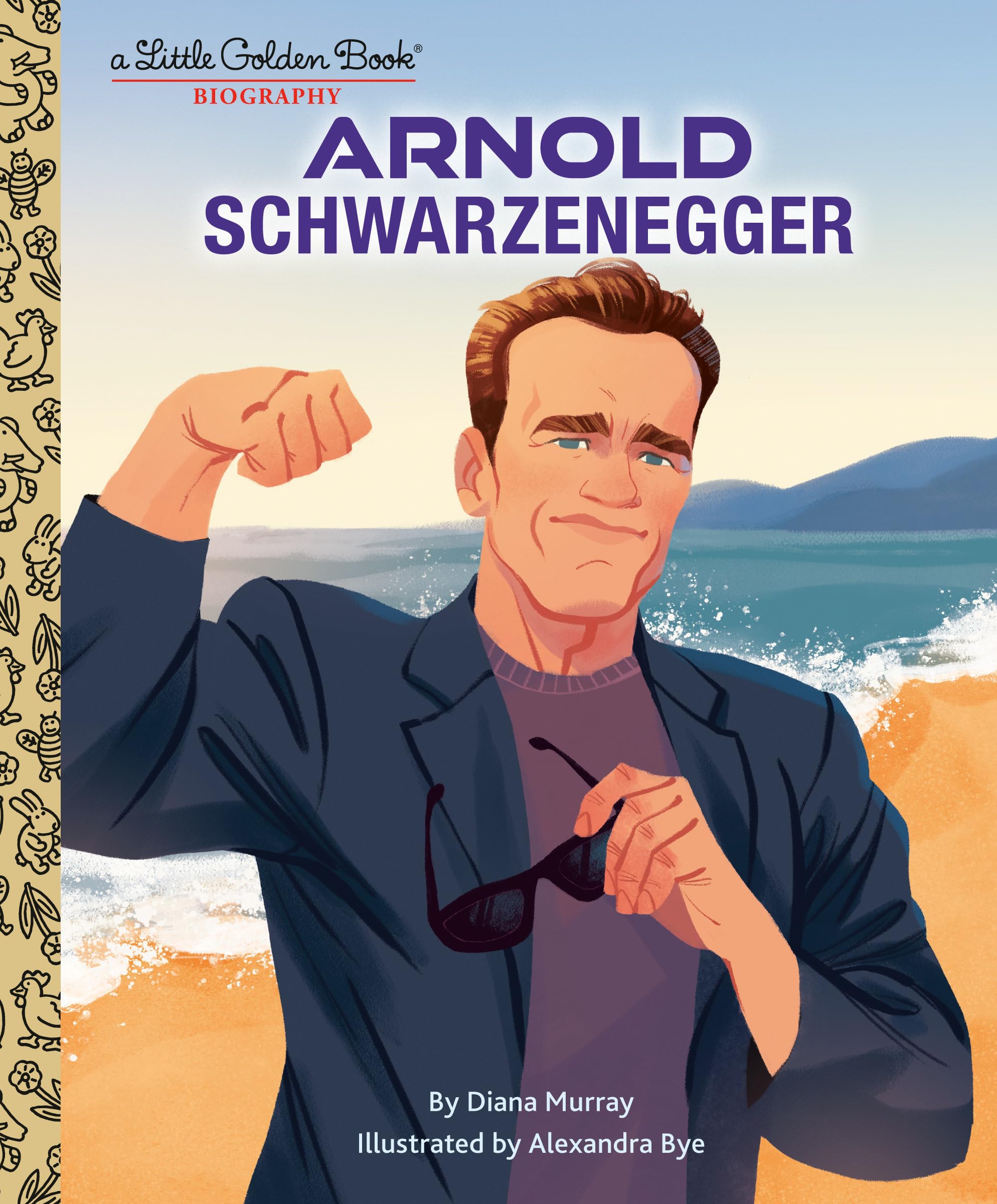 Arnold Schwarzenegger: A Little Golden Book Biography Art & Literature