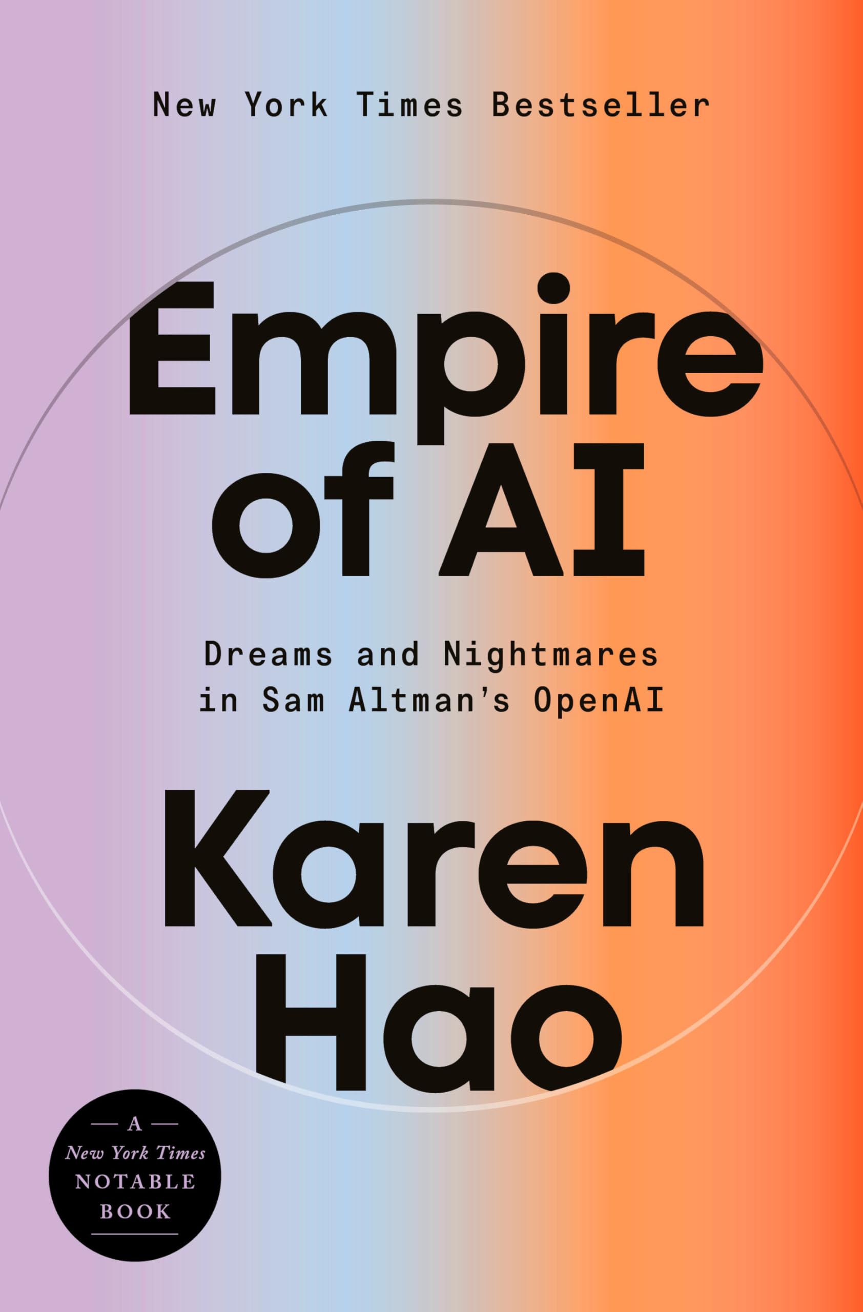 Empire of AI: Dreams and Nightmares in Sam Altman's OpenAI Business, Finance & Career