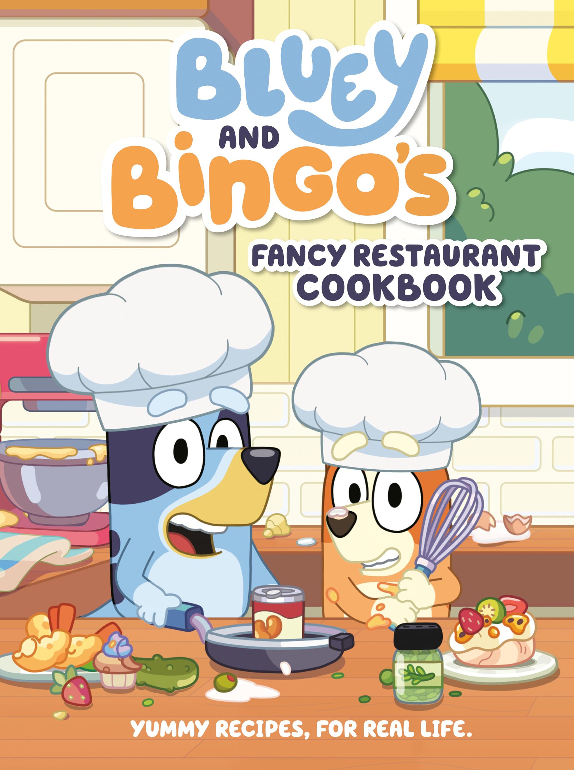 Bluey and Bingo's Fancy Restaurant Cookbook: Yummy Recipes, for Real Life Novels & Short Stories