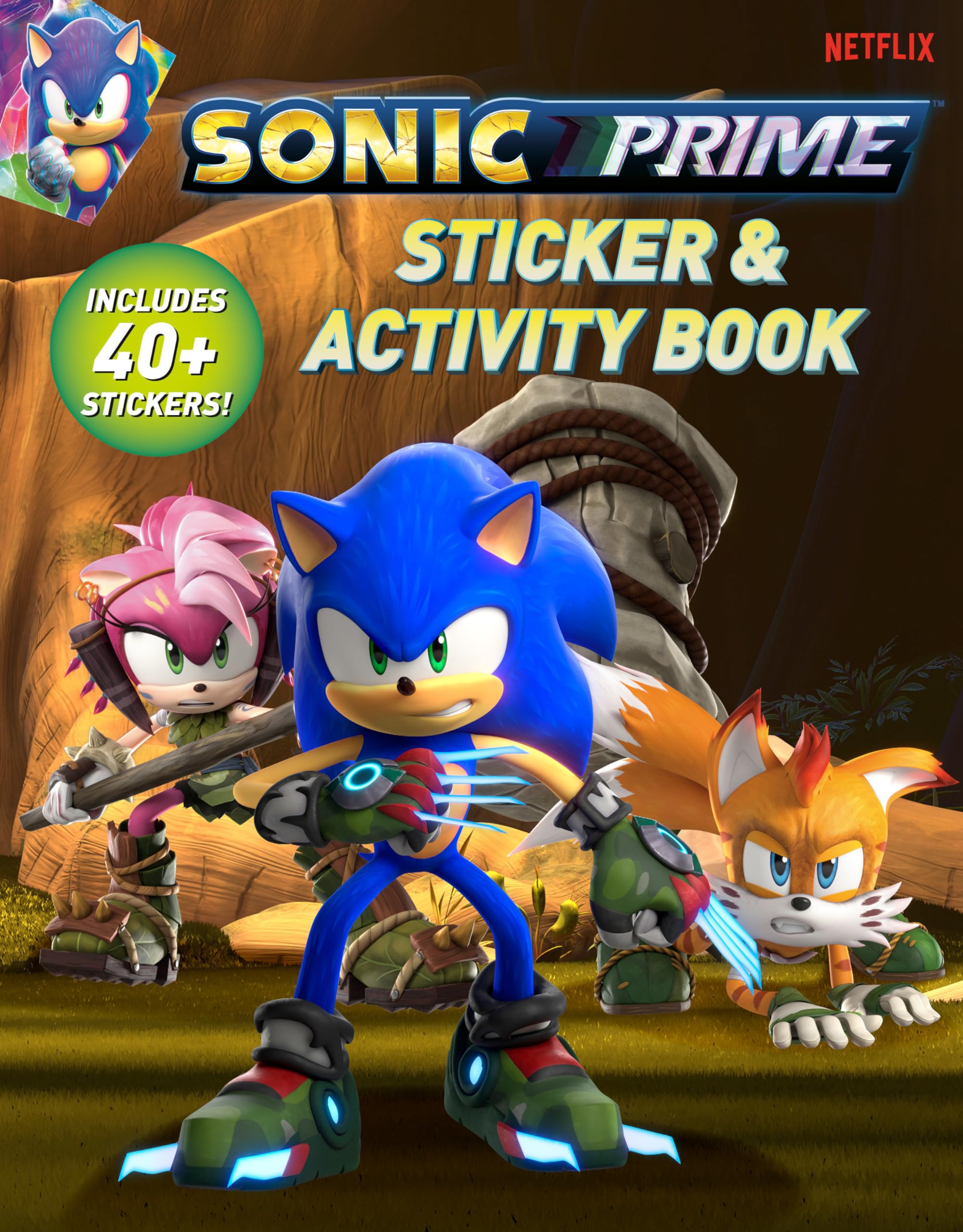 Sonic Prime Sticker & Activity Book: Includes 40+ stickers (Sonic the Hedgehog) Novels & Short Stories
