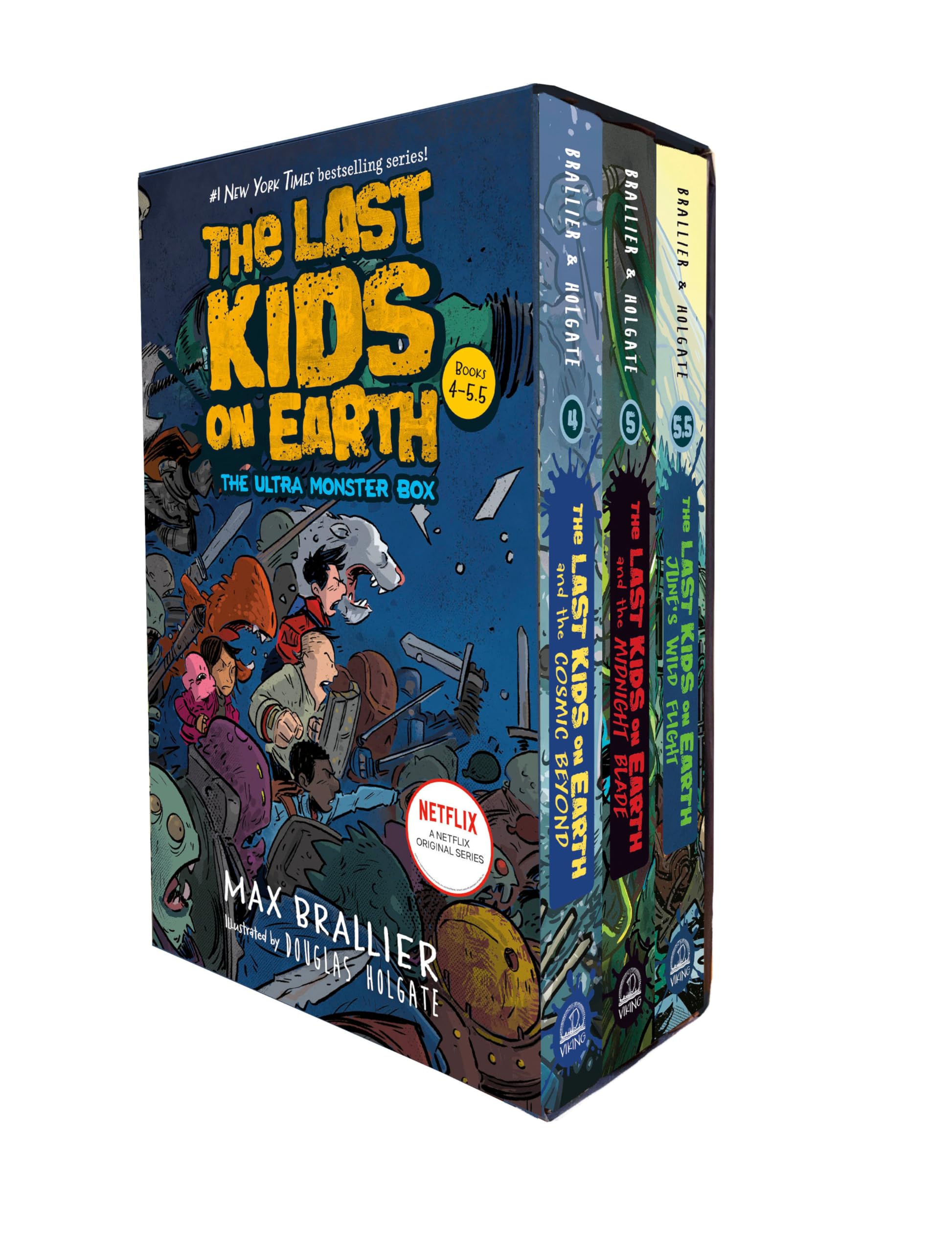 The Last Kids on Earth: The Ultra Monster Box (books 4, 5, 5.5): The Last Kids on Earth and the Cosmic Beyond; the Last Kids on Earth and the Midnight Blade; June's Wild Flight Manga