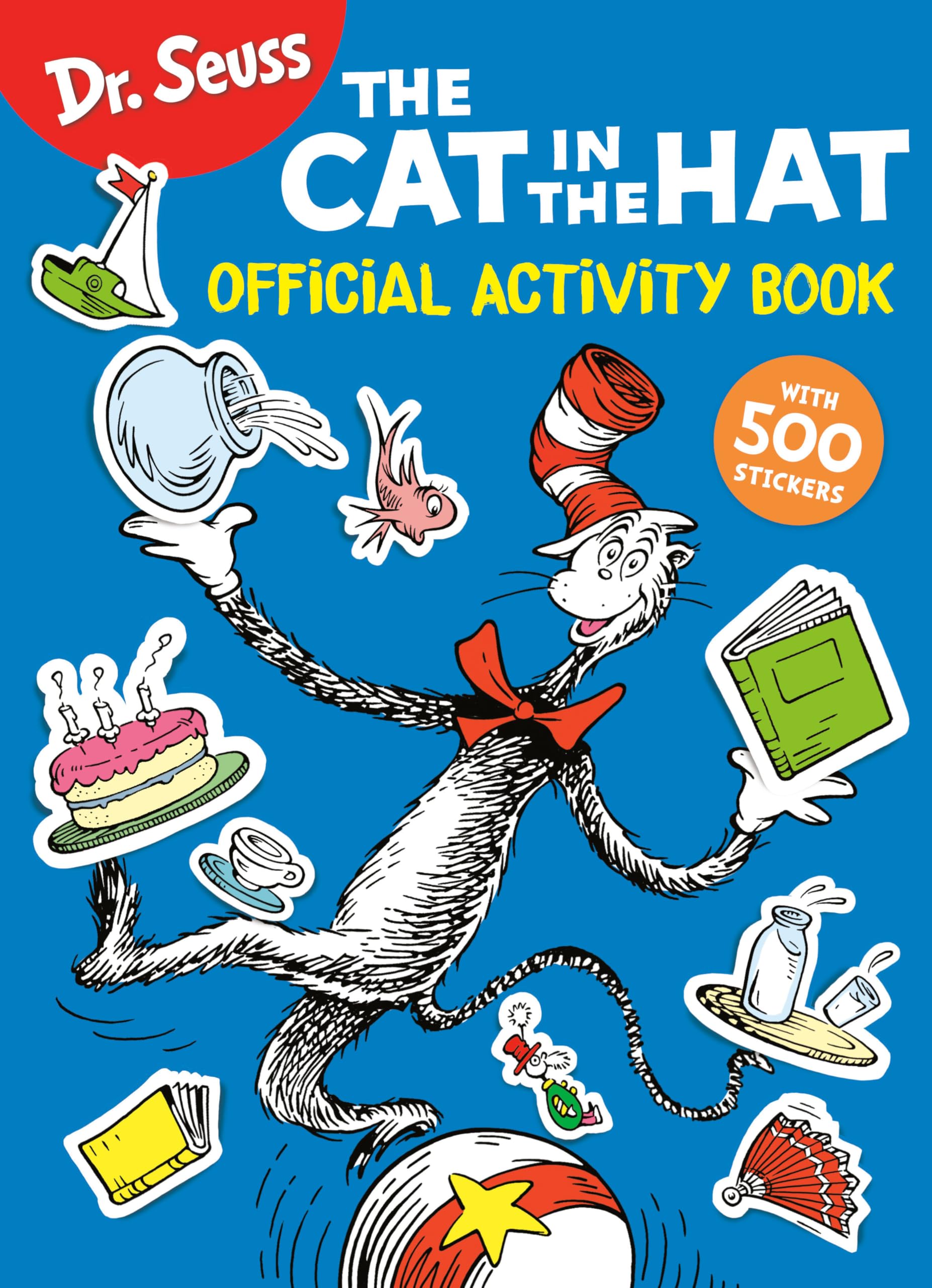 Dr. Seuss: The Cat in the Hat Official Activity Book with 500 Stickers Novels & Short Stories