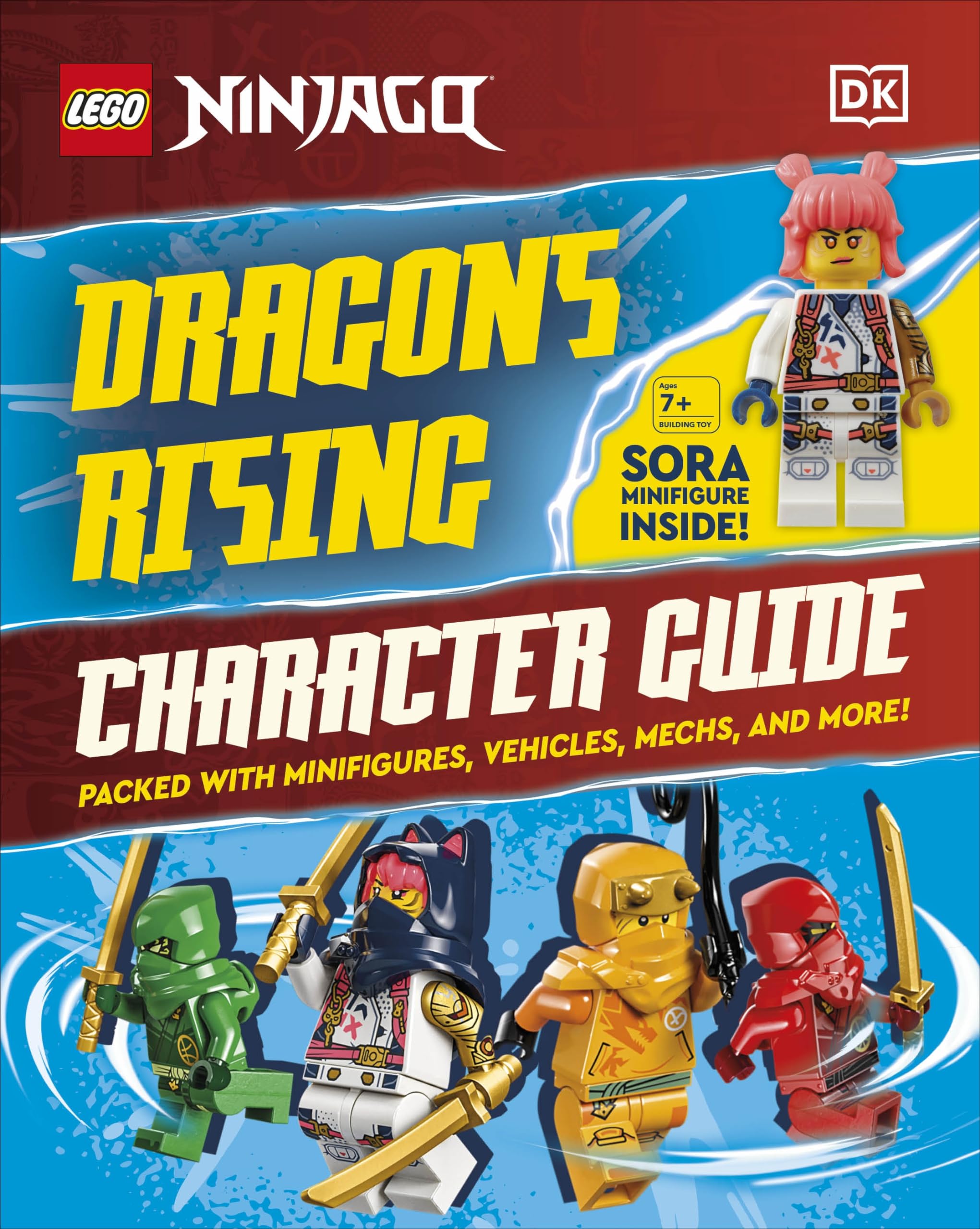 LEGO Ninjago Dragons Rising Character Guide: With LEGO Sora Minifigure (Dk Lego: Ninjaga) Reference Books