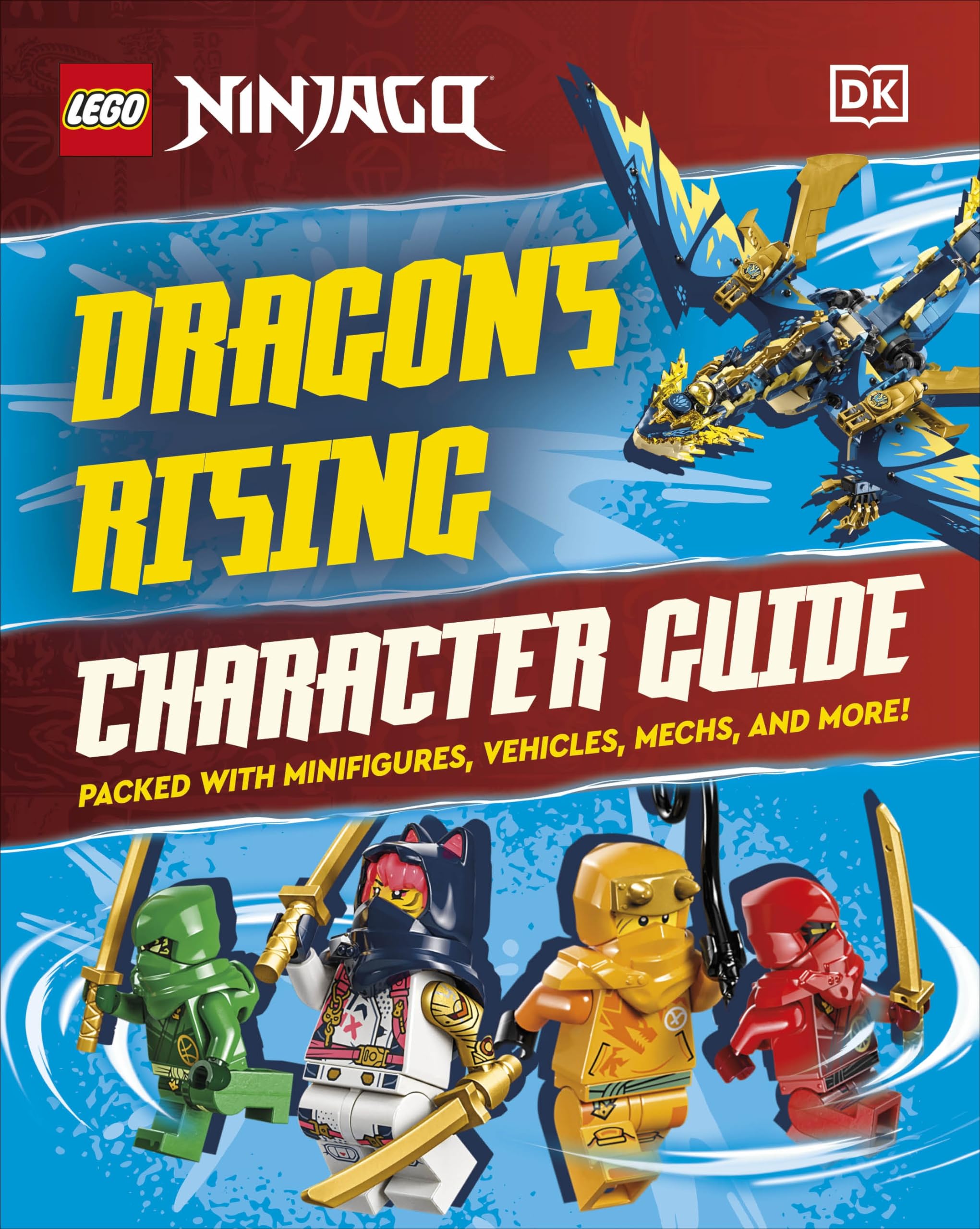 LEGO Ninjago Dragons Rising Character Guide (Library Edition): Without Minifigure (Dk Lego Ninjago) Tiptoi & Games