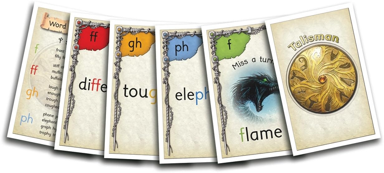 Phonic Books Talisman Card Games, Boxes 11-20 (Phonic Books Catch-Up Decodable Readers) Tiptoi & Games