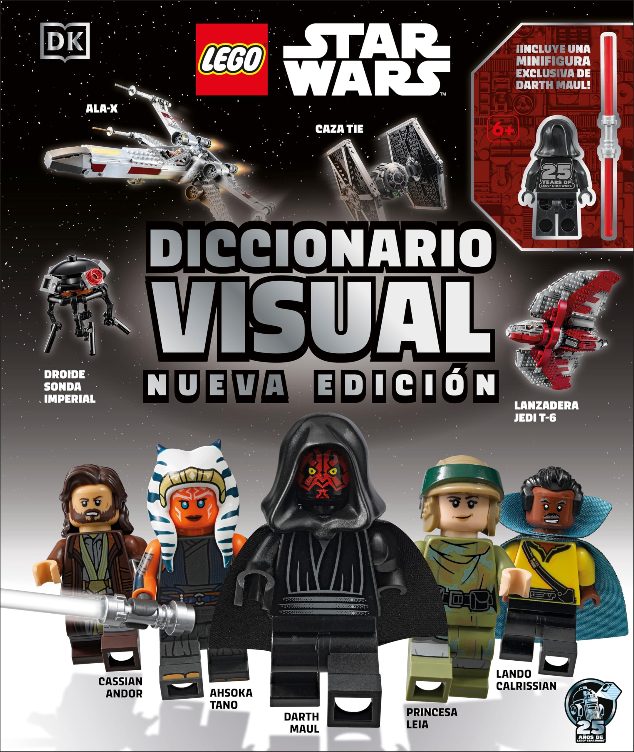 Diccionario visual: Incluye una minifgura exclusiva de Darth Maul (Dk Lego Star Wars) Non-fiction