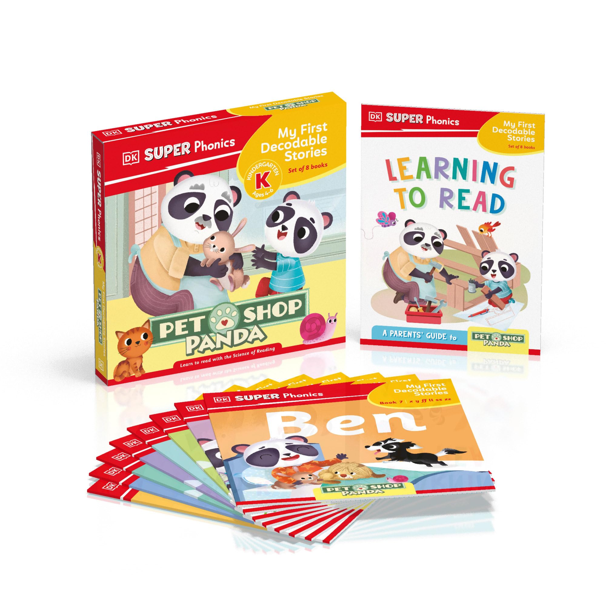 DK Super Phonics My First Decodable Stories Pet Shop Panda Non-fiction