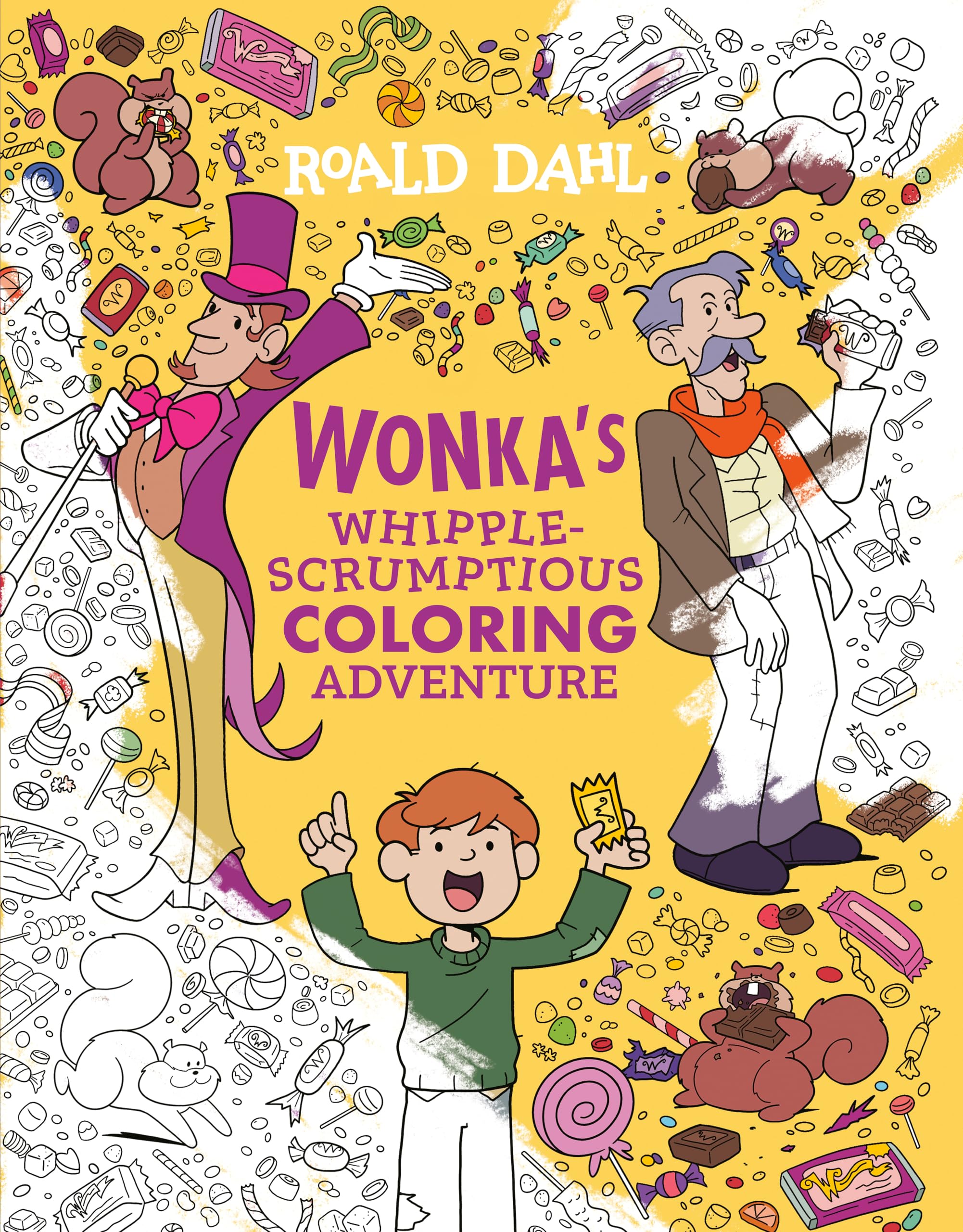 Wonka's Whipple-scrumptious Coloring Adventure: Wonka's Whipple-scrumptious Coloring Adventure Novels & Short Stories