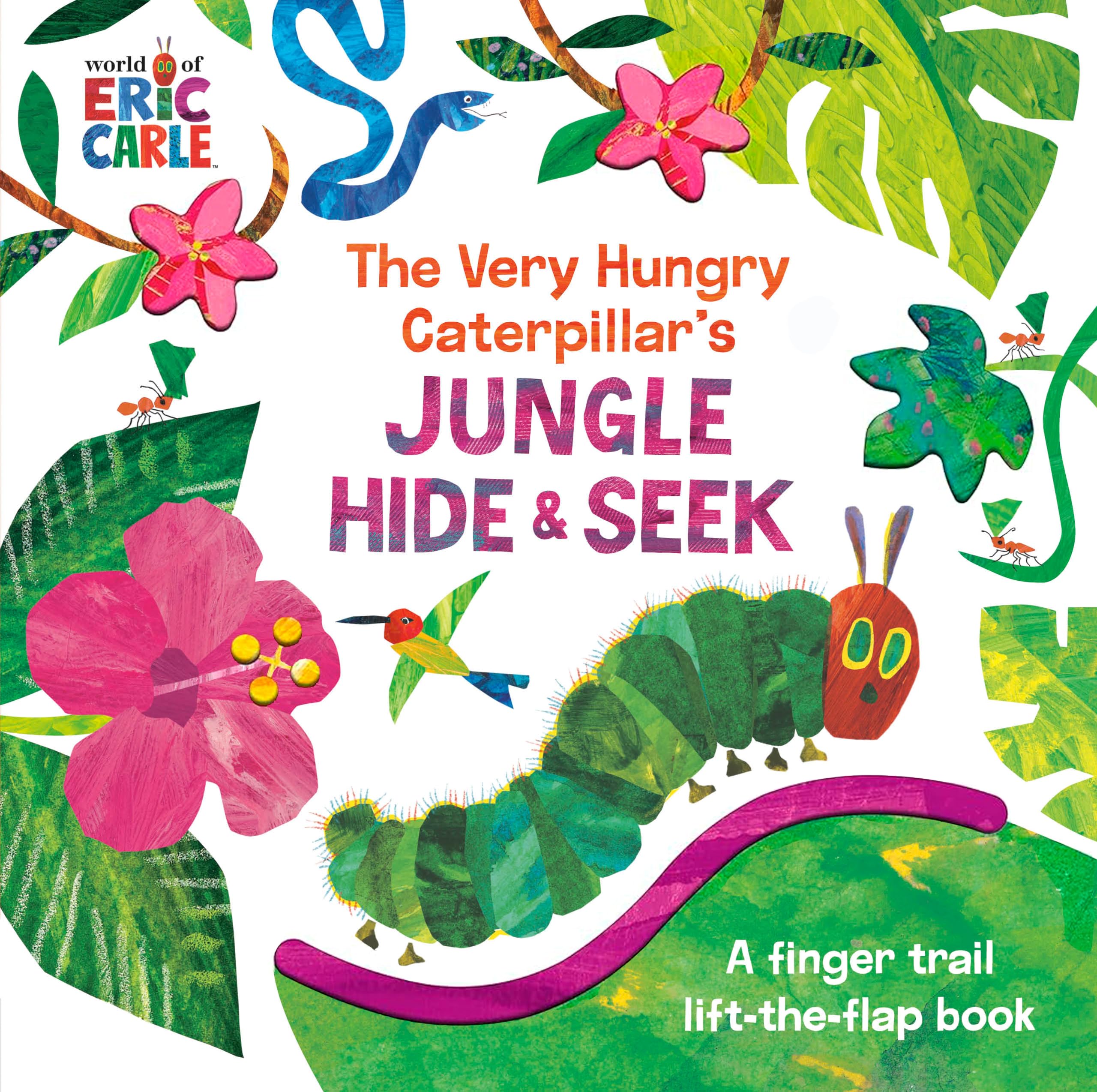 The Very Hungry Caterpillar's Jungle Hide & Seek: A Finger Trail Lift-the-Flap Book (World of Eric Carle) Parents & Children