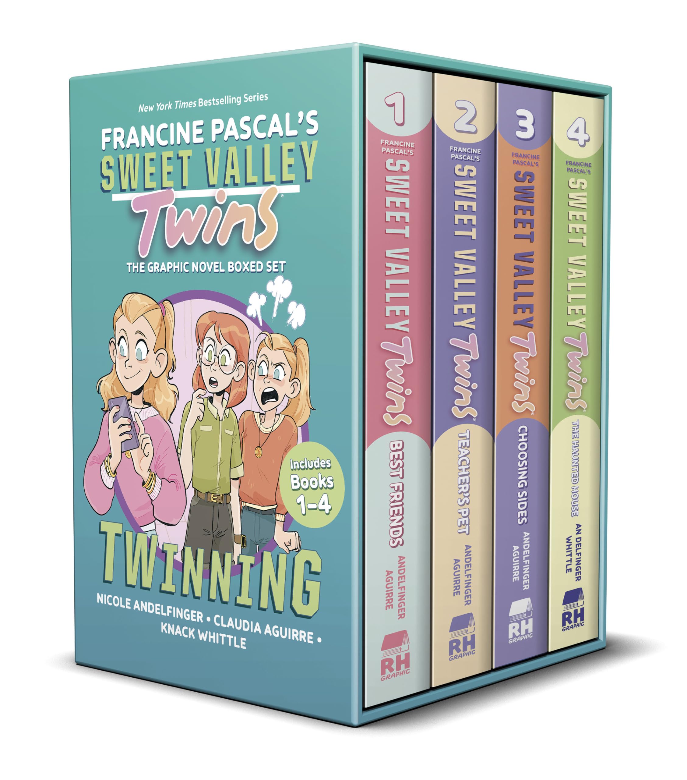 Sweet Valley Twins: Twinning Boxed Set: Haunted House / Choosing Sides / Teacher's Pet / Best Friends Manga