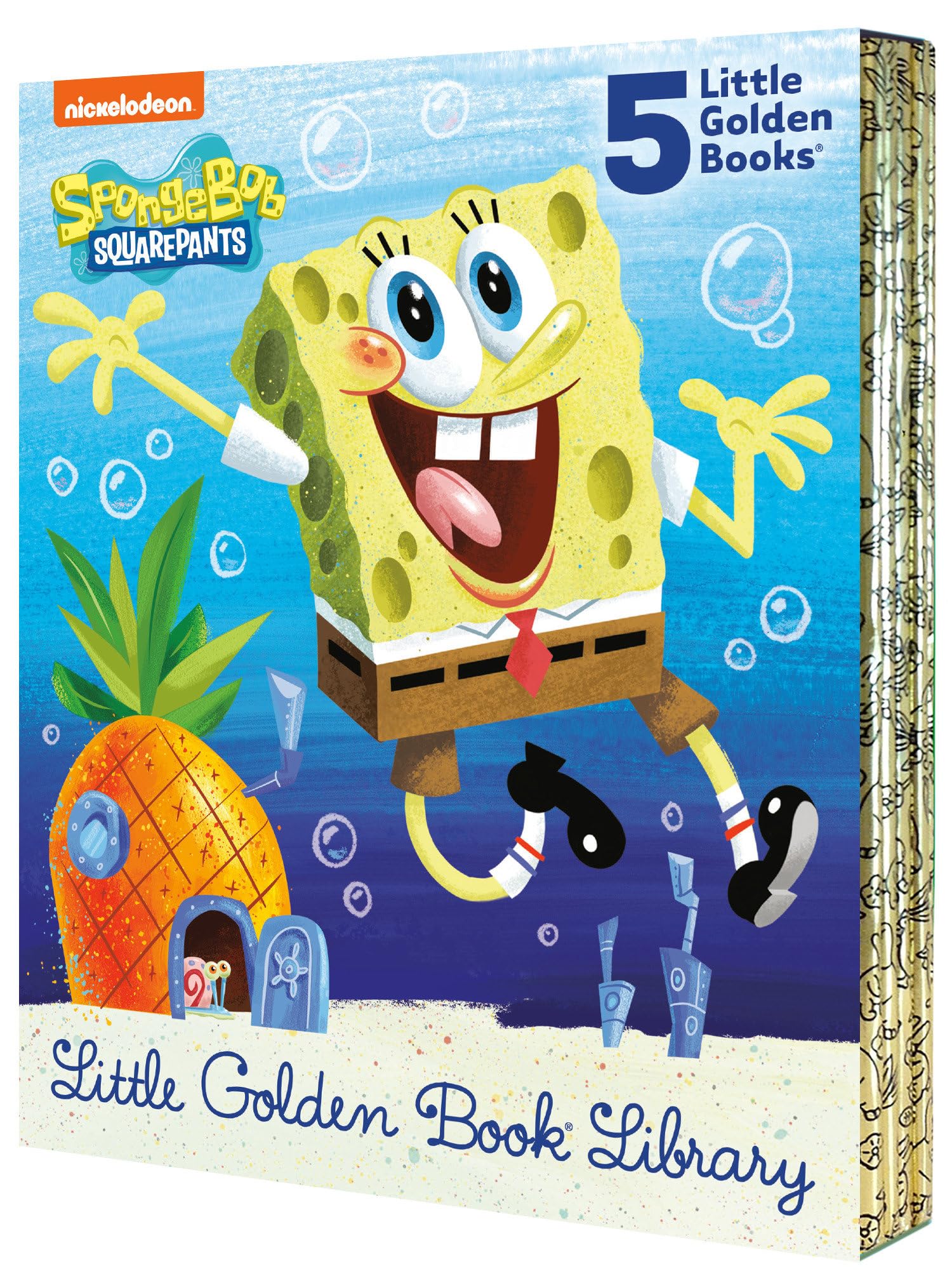 Spongebob Squarepants Little Golden Book Library: Mr. Fancypants! / Sponge in Space! / Top of the Class! / Where the Pirates Arrgh! / Happy Birthday, ... (Little Golden Books; Spongebob Squarepants) Novels & Short Stories