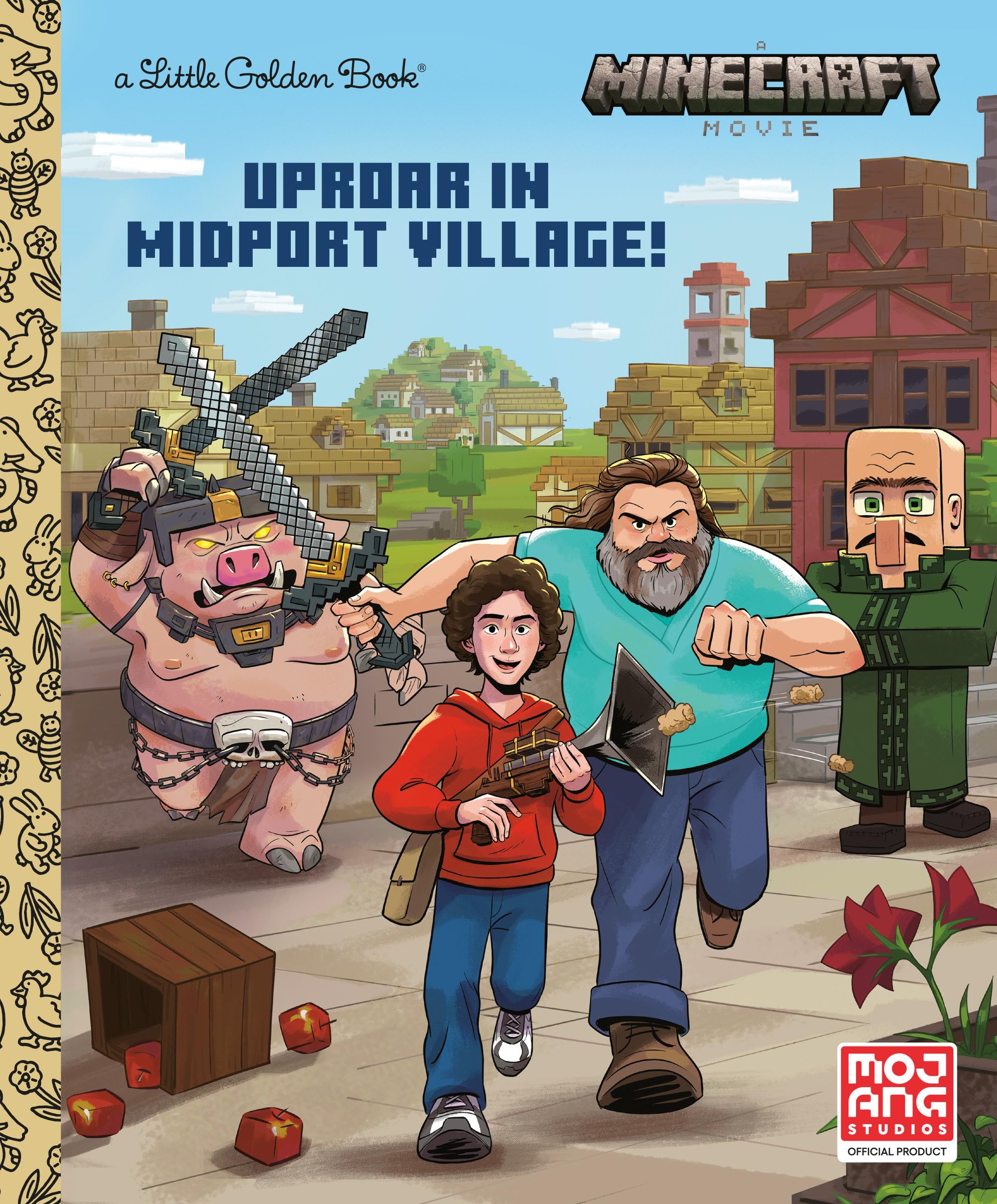 A Minecraft Movie: Uproar in Midport Village! (Little Golden Books) Leisure & Fun