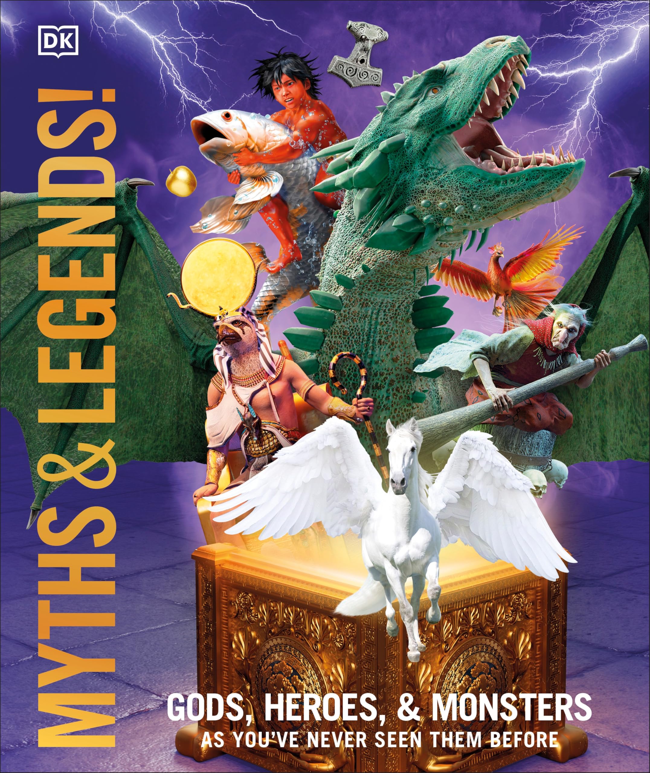 DK Myths & Legends!: Gods, Heros, & Monsters As You've Never Seen Them Before (DK Knowledge Encyclopedias) Non-fiction