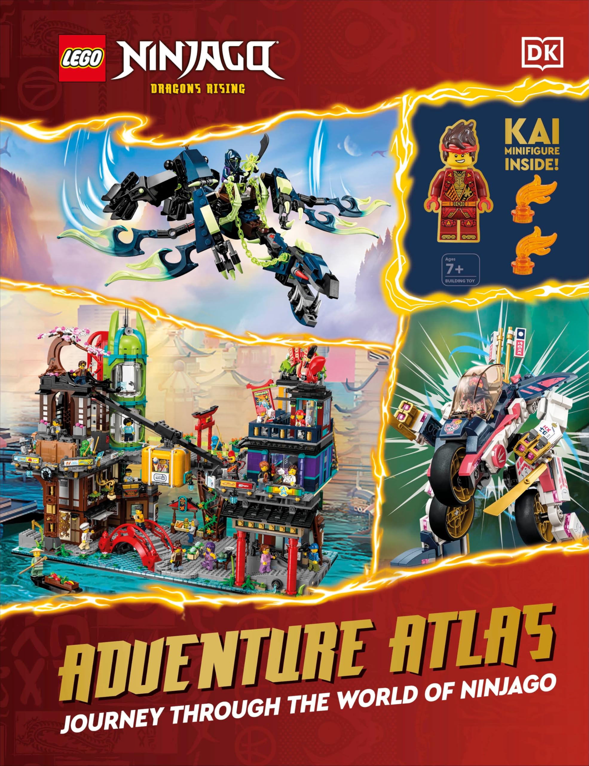 Lego Ninjago Dragons Rising Adventure Atlas: Journey Through the World of Ninjago Reference Books