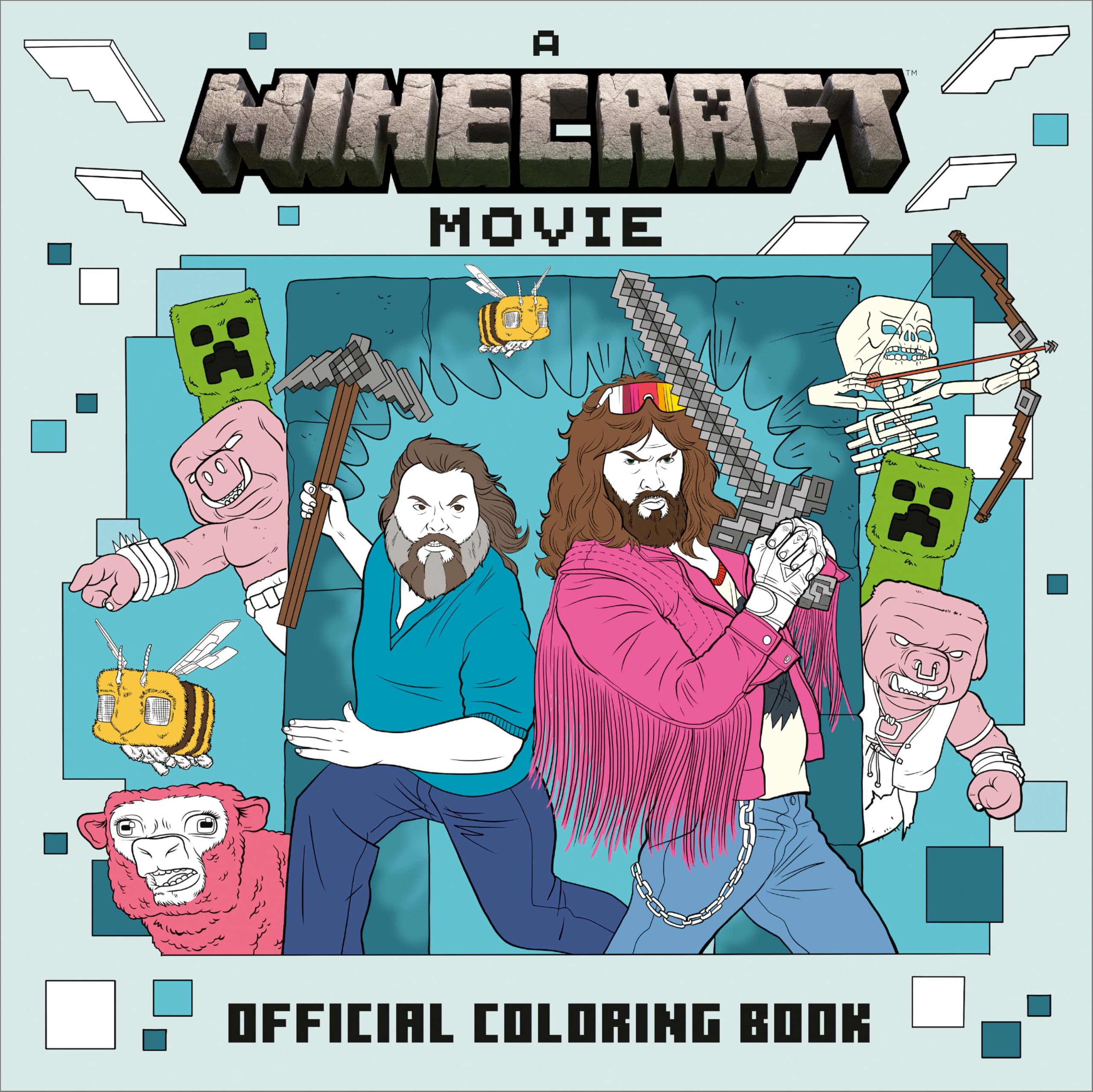 A Minecraft Movie Official Coloring Book Film, Art & Culture