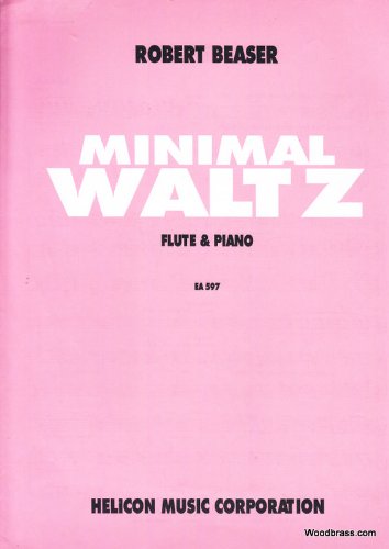 Minimal waltz: for flute and piano. Flöte und Klavier. Spielpartitur. Sheet Music