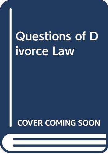 Questions of Divorce Law Books