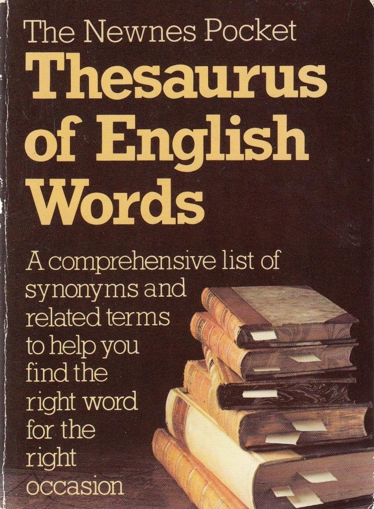 Pocket Thesaurus of English Words Books