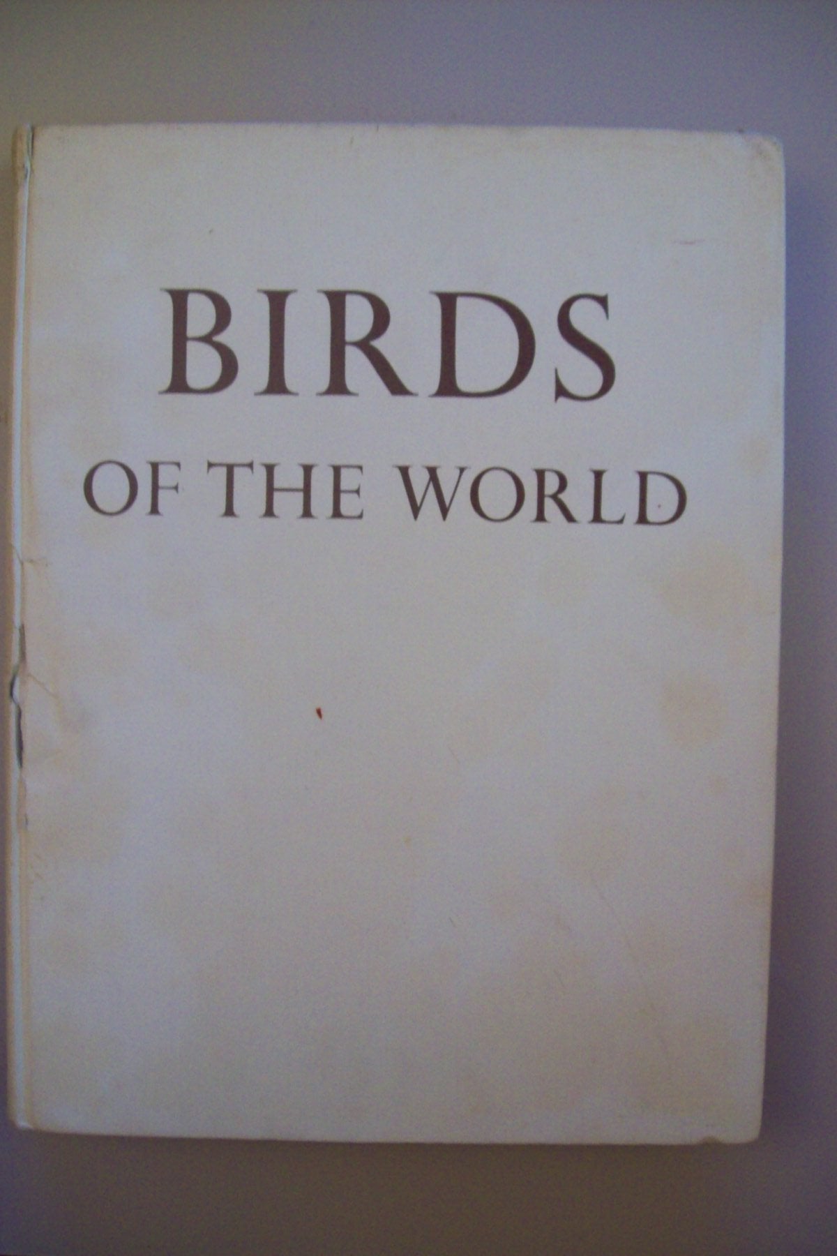 Birds Of The World Books