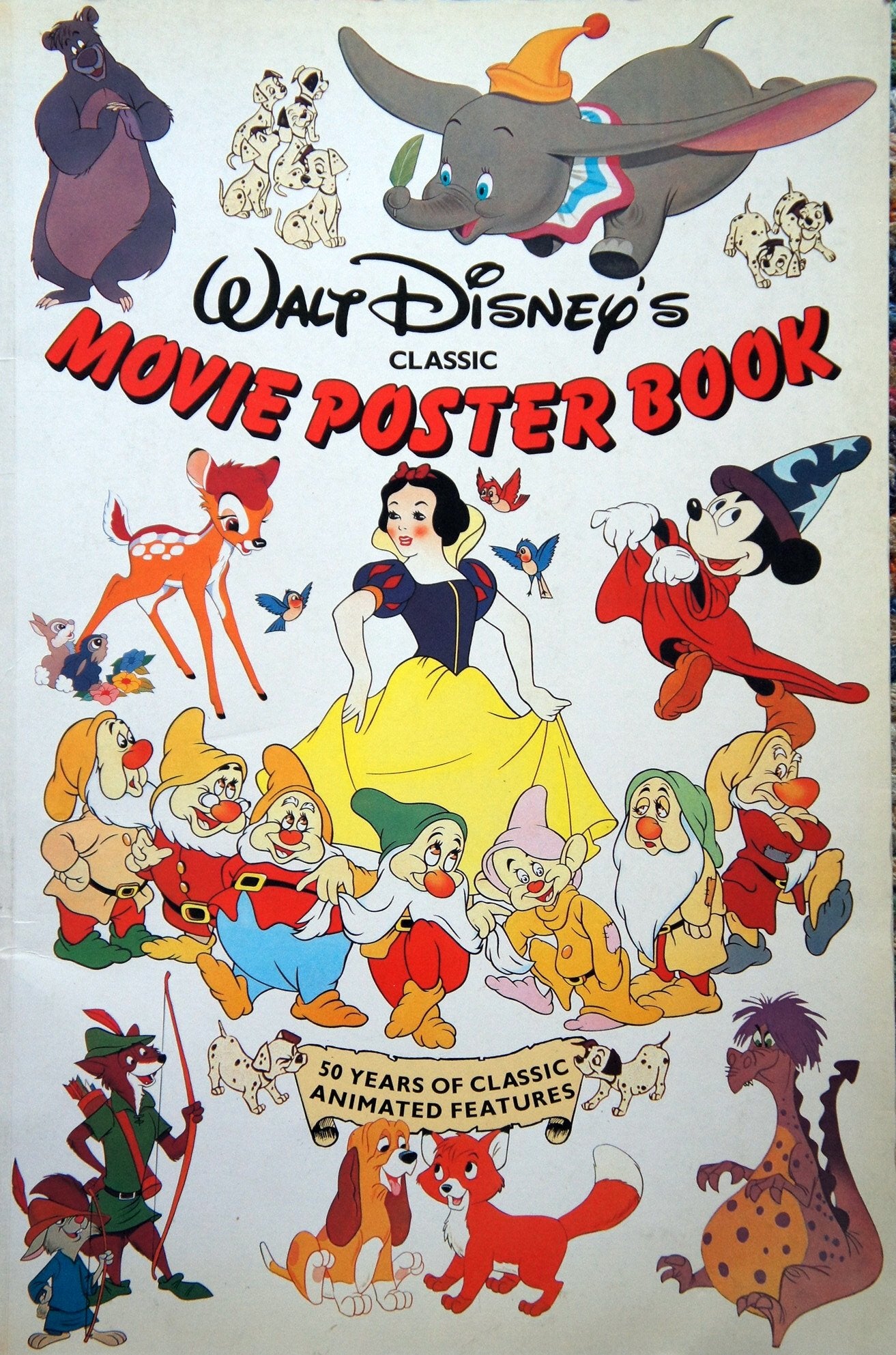 Walt Disney's Classic Animated Movie Poster Book Books
