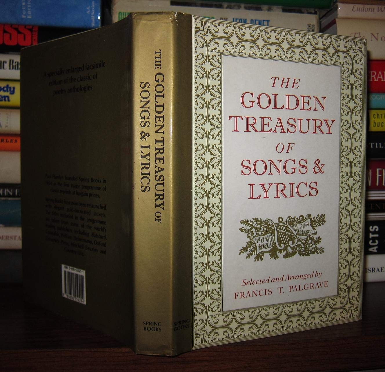 Golden Treasury of the Best Songs and Lyrical Poems in the English Language Books