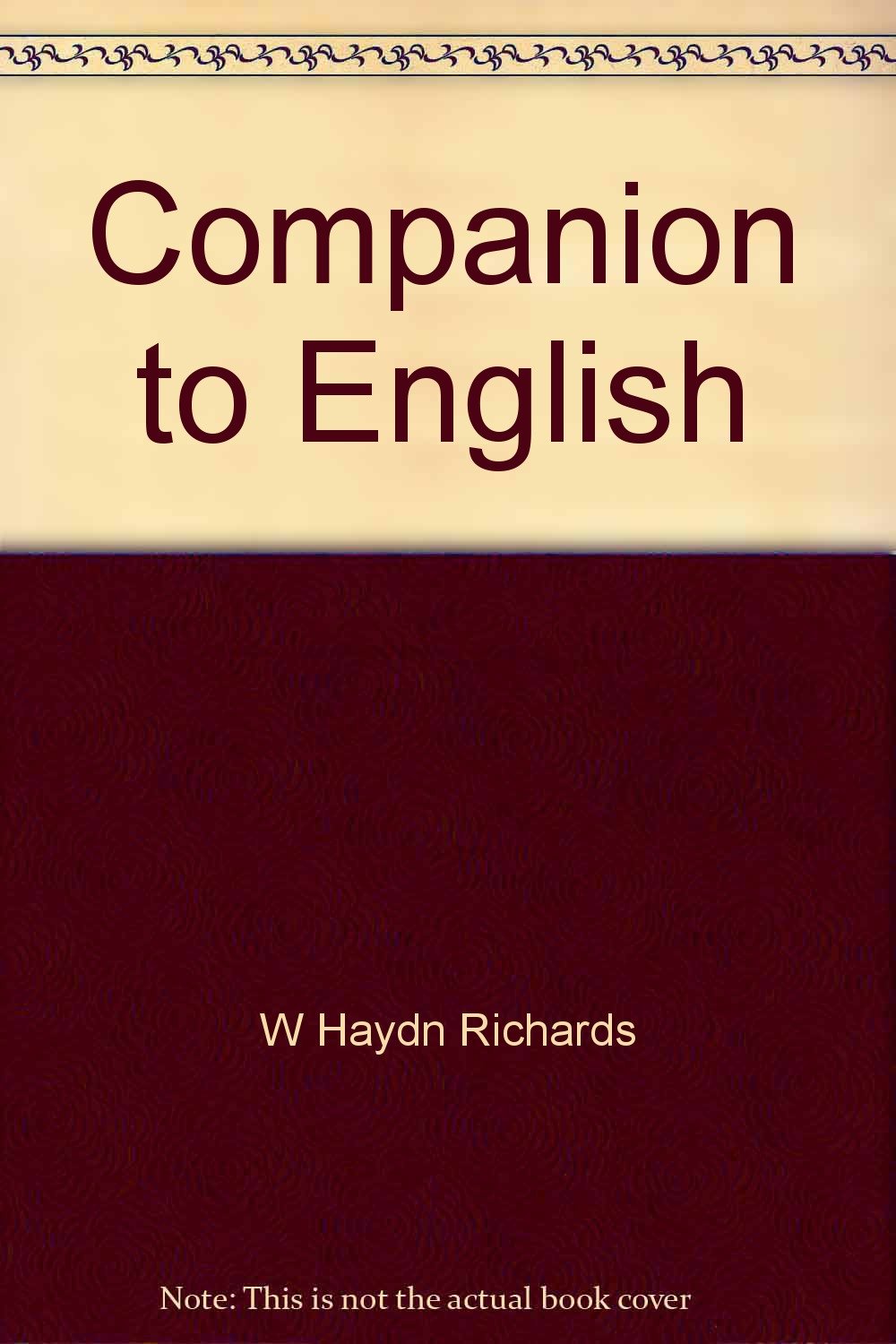 Companion to English: w. ans Books