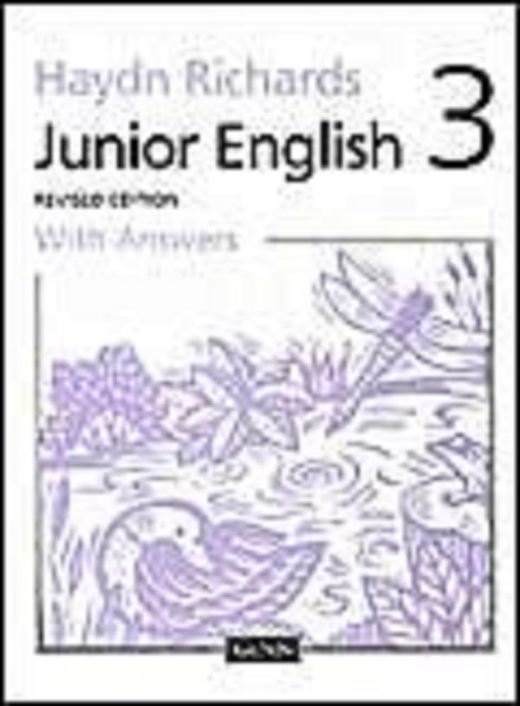 Haydn Richards : Junior English :Pupil Book 3 With Answers - Study Guides