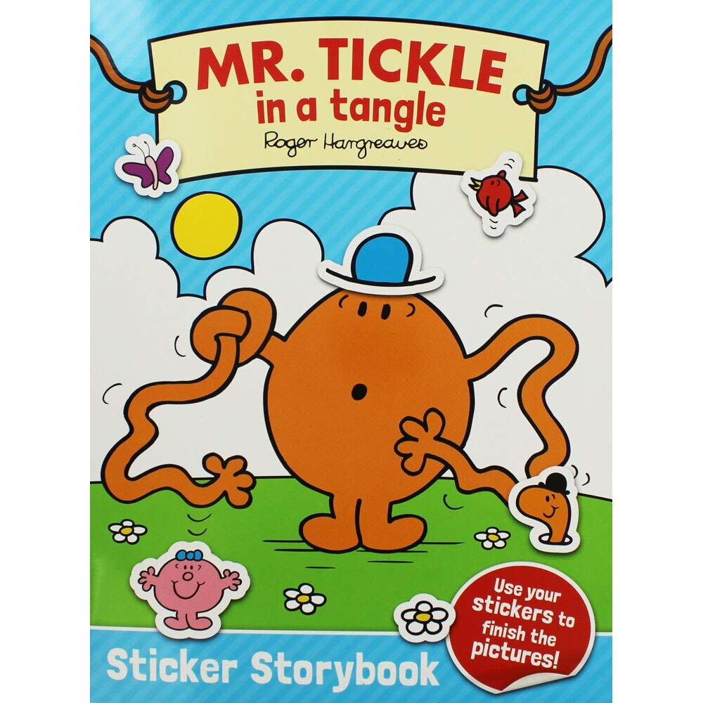 Mr. Tickle in a tangle Sticker Storybook Novels & Short Stories