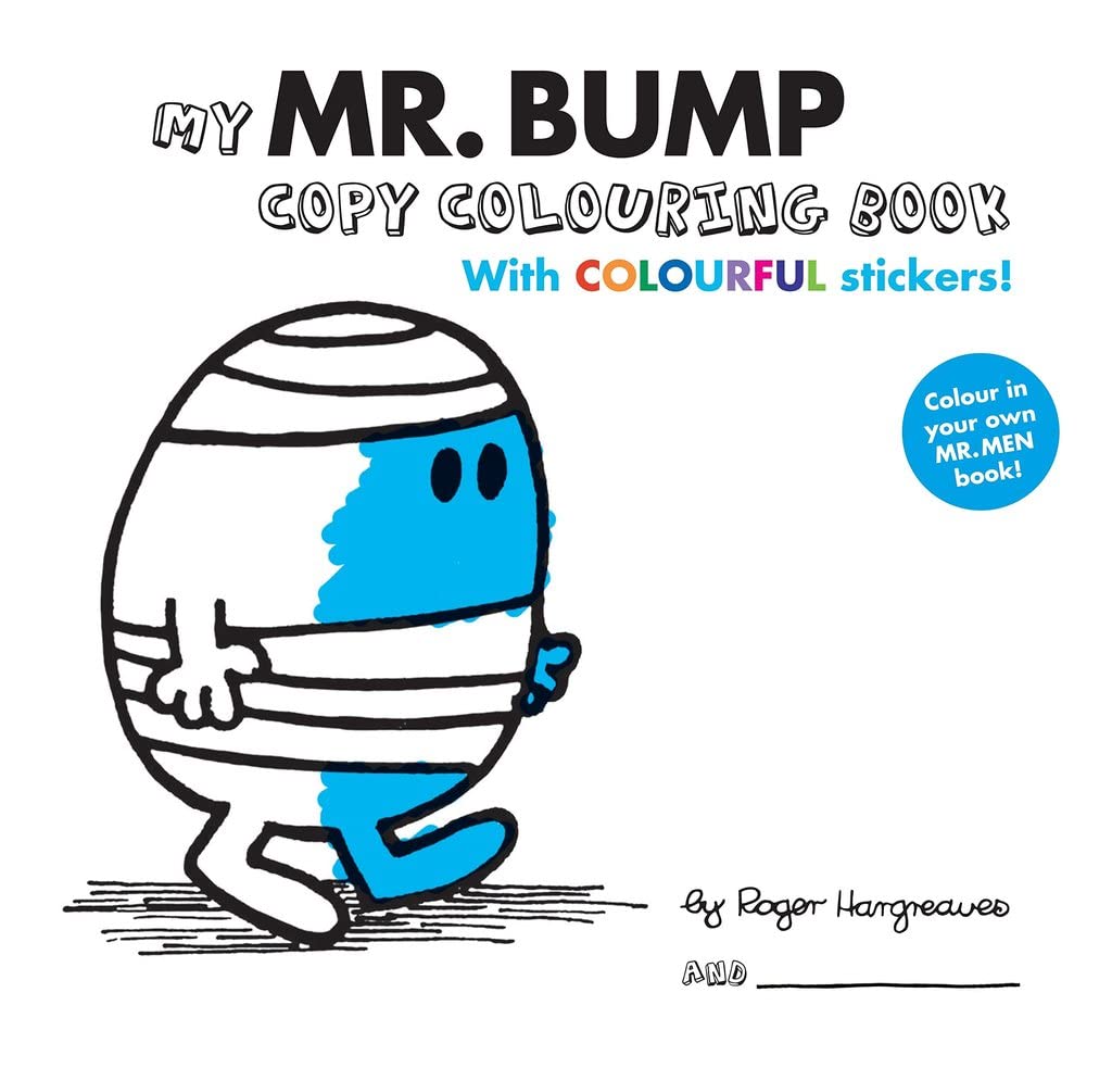 Mr Men Mr Bump Colouring Books